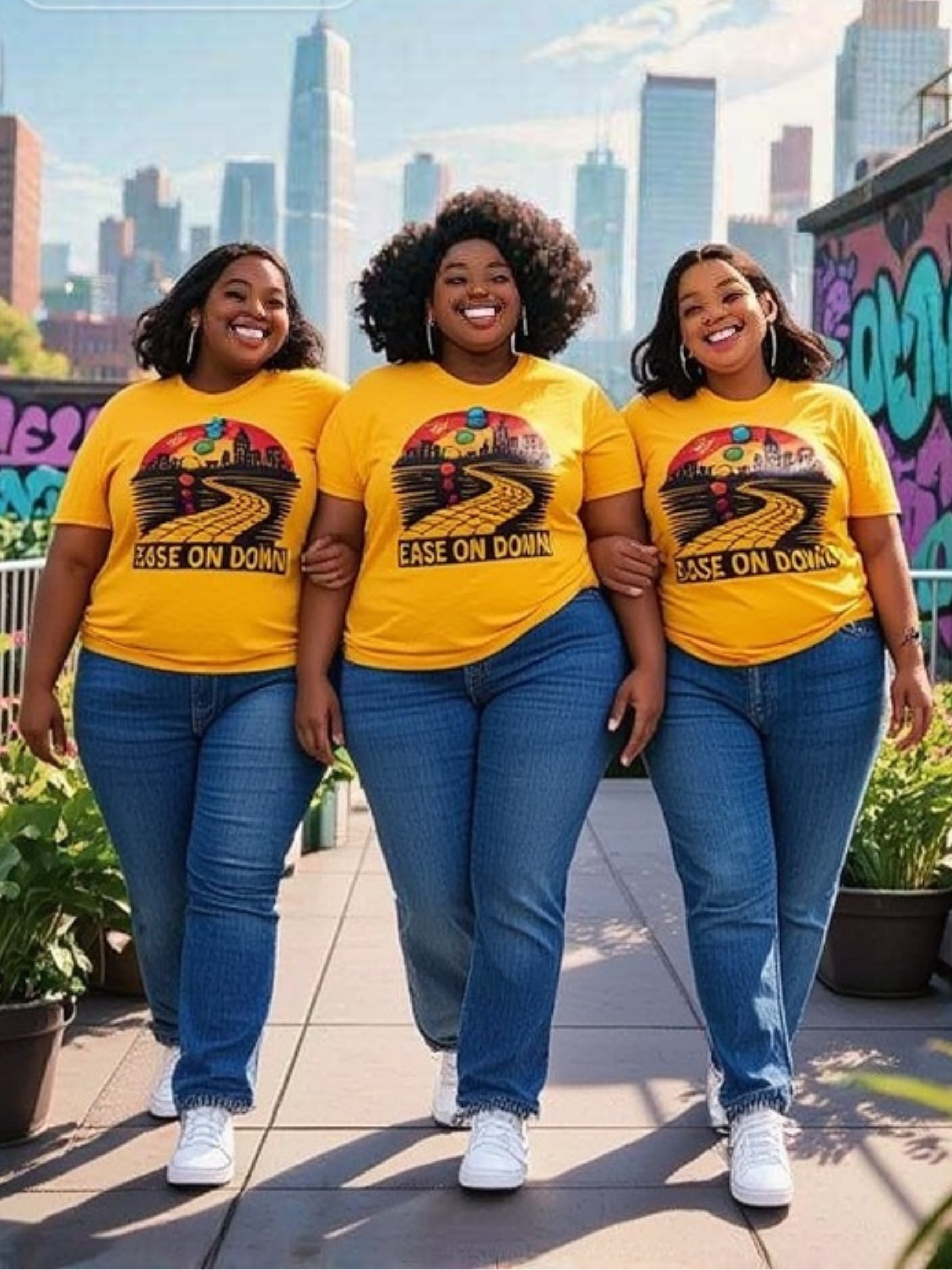 Ease On Down Yellow Brick Tee product thumbnail image Ease On Down Yellow Brick Tee product thumbnail image