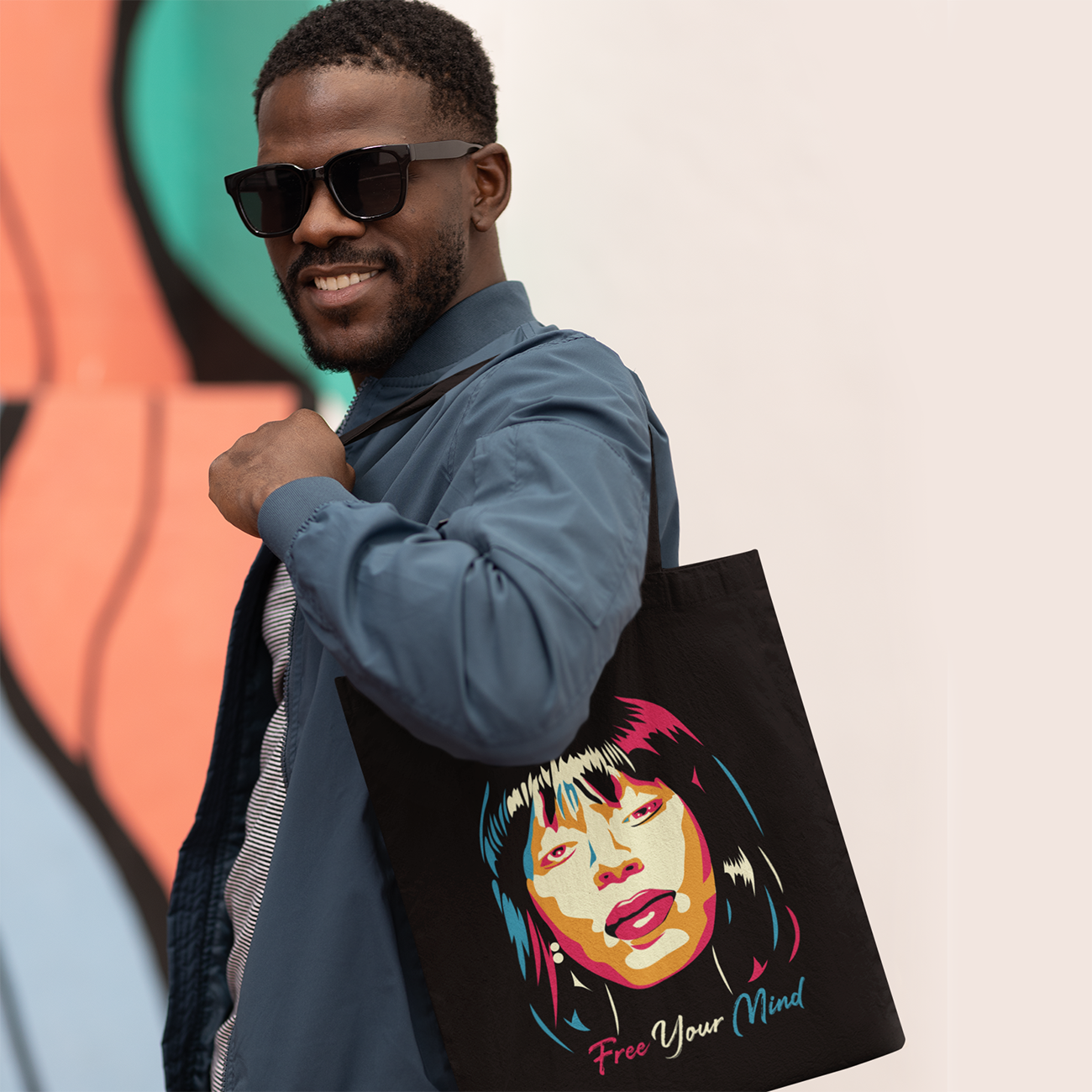 Taquirah Cotton Canvas Tote Bag product thumbnail image