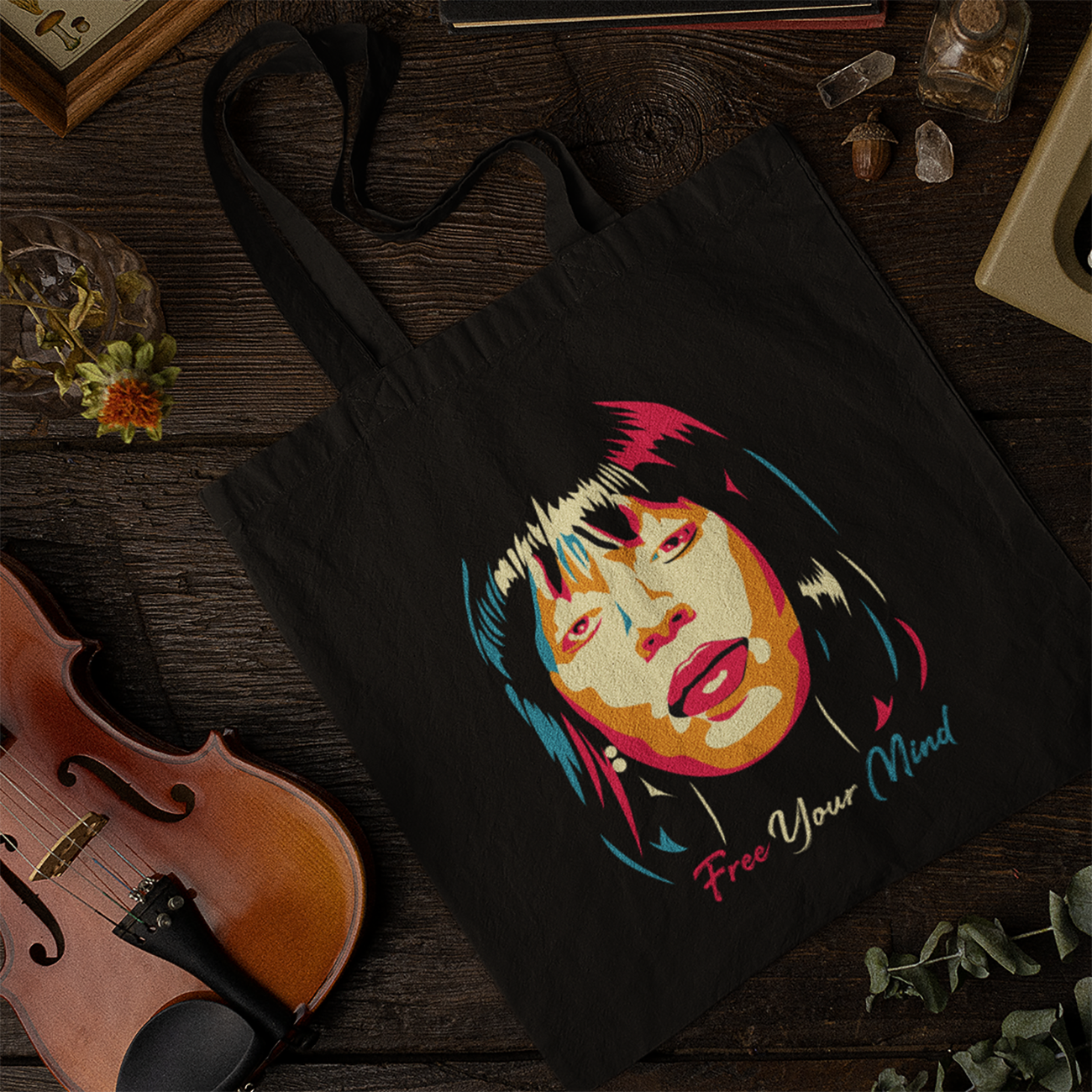 Taquirah Cotton Canvas Tote Bag product thumbnail image