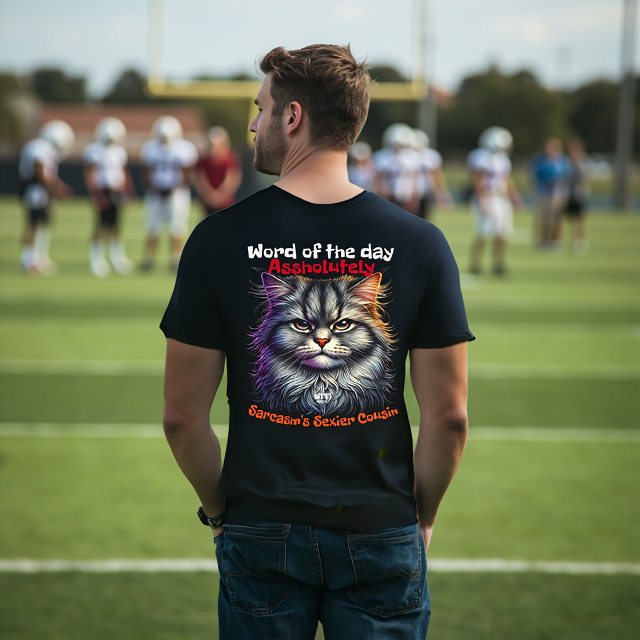 Word of the Day Assholutely Sarcasm's Sexier Cousin Hilarious Unisex Tee product thumbnail image