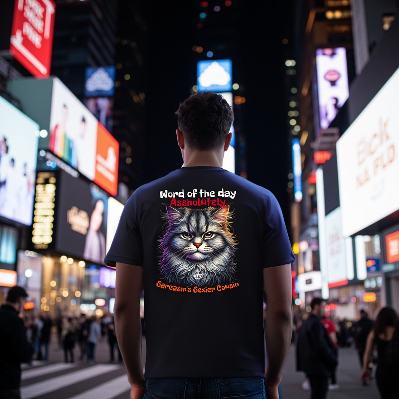 Word of the Day Assholutely Sarcasm's Sexier Cousin Hilarious Unisex Tee product thumbnail image