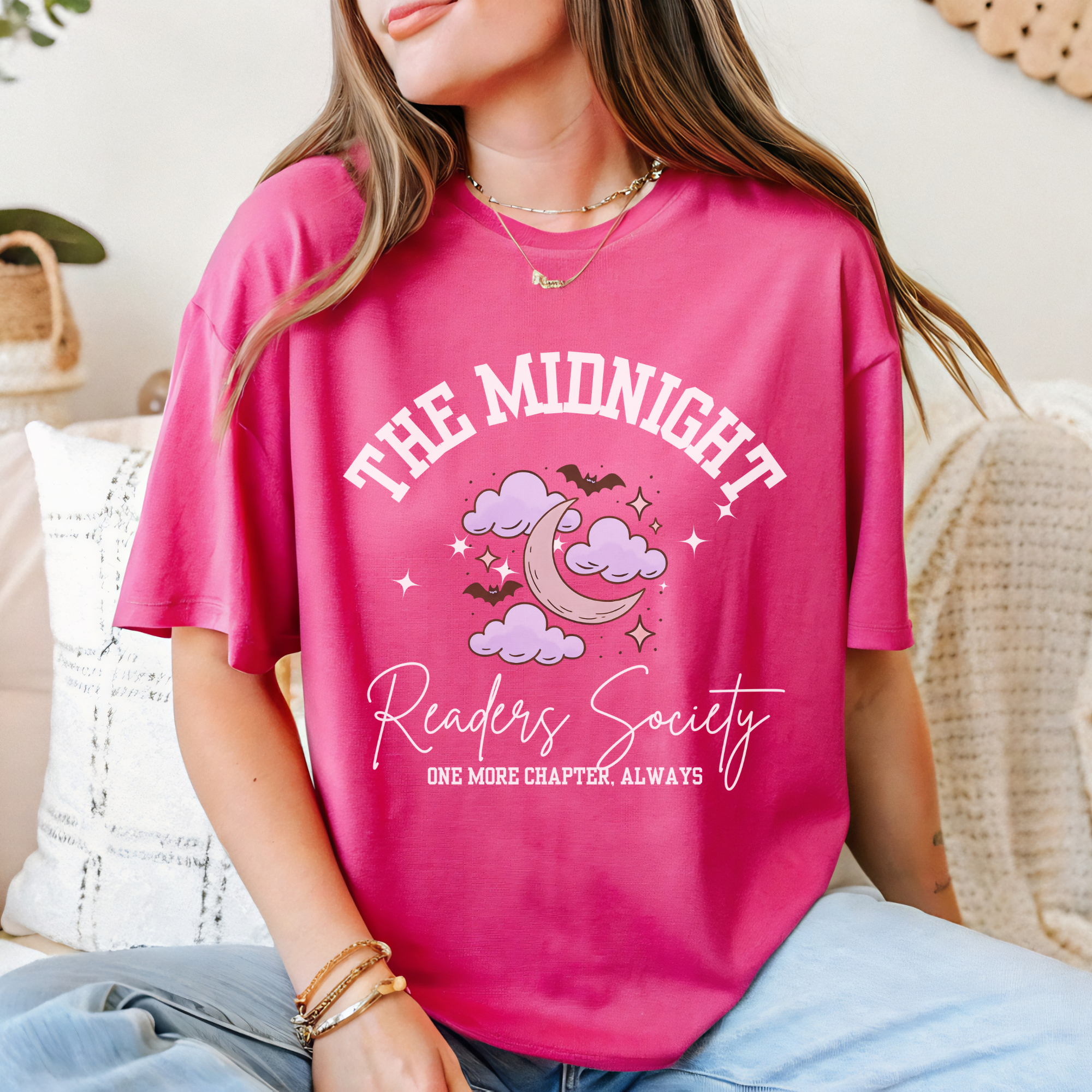 Midnight Readers Society T-Shirt, Unisex Book Lover Apparel, Softstyle Tee for Readers, Great Gift for Bibliophiles, Cozy Reading Shirt product thumbnail image Midnight Readers Society T-Shirt, Unisex Book Lover Apparel, Softstyle Tee for Readers, Great Gift for Bibliophiles, Cozy Reading Shirt product thumbnail image