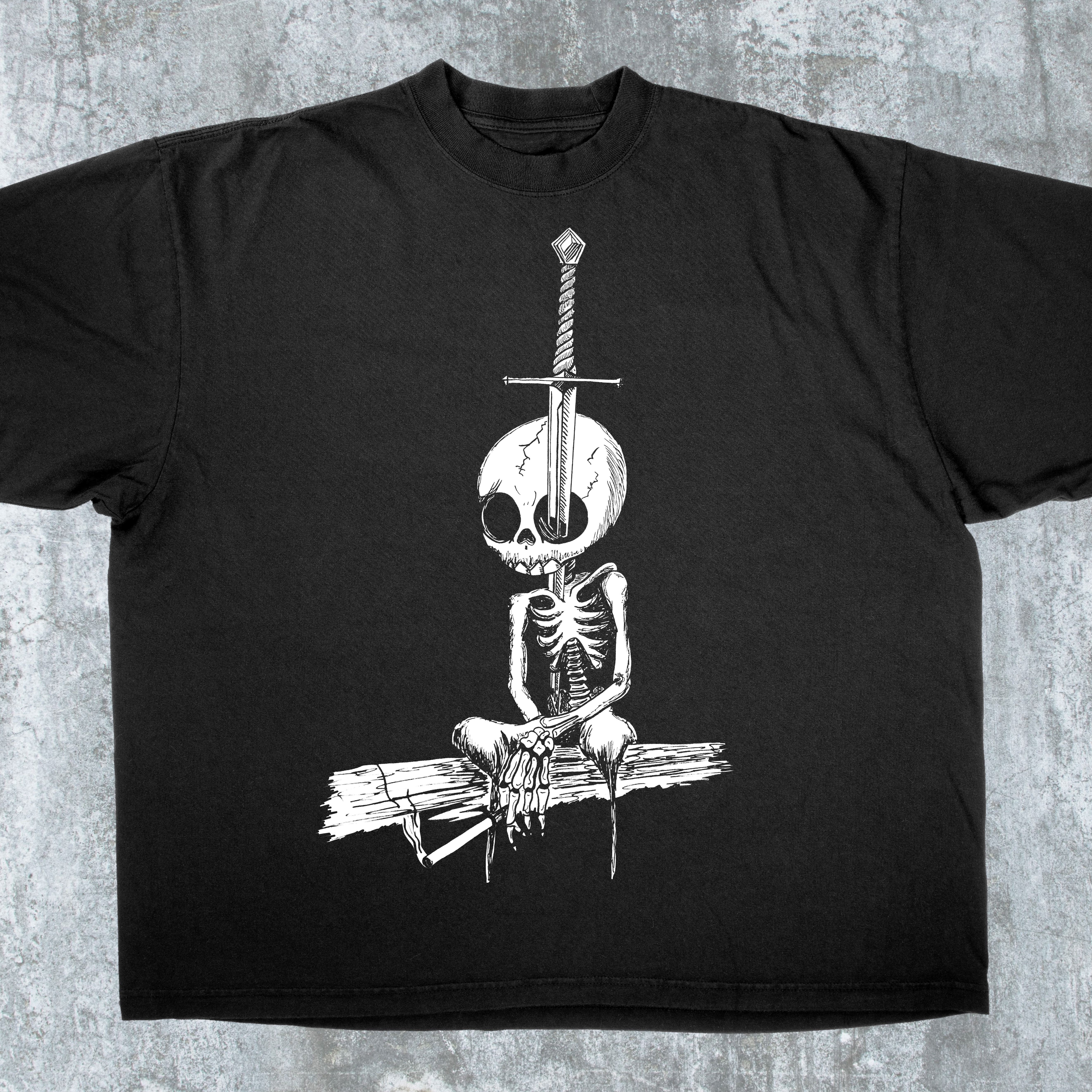 F**k Love - Smoking Skeleton, Hand Drawn product thumbnail image F**k Love - Smoking Skeleton, Hand Drawn product thumbnail image