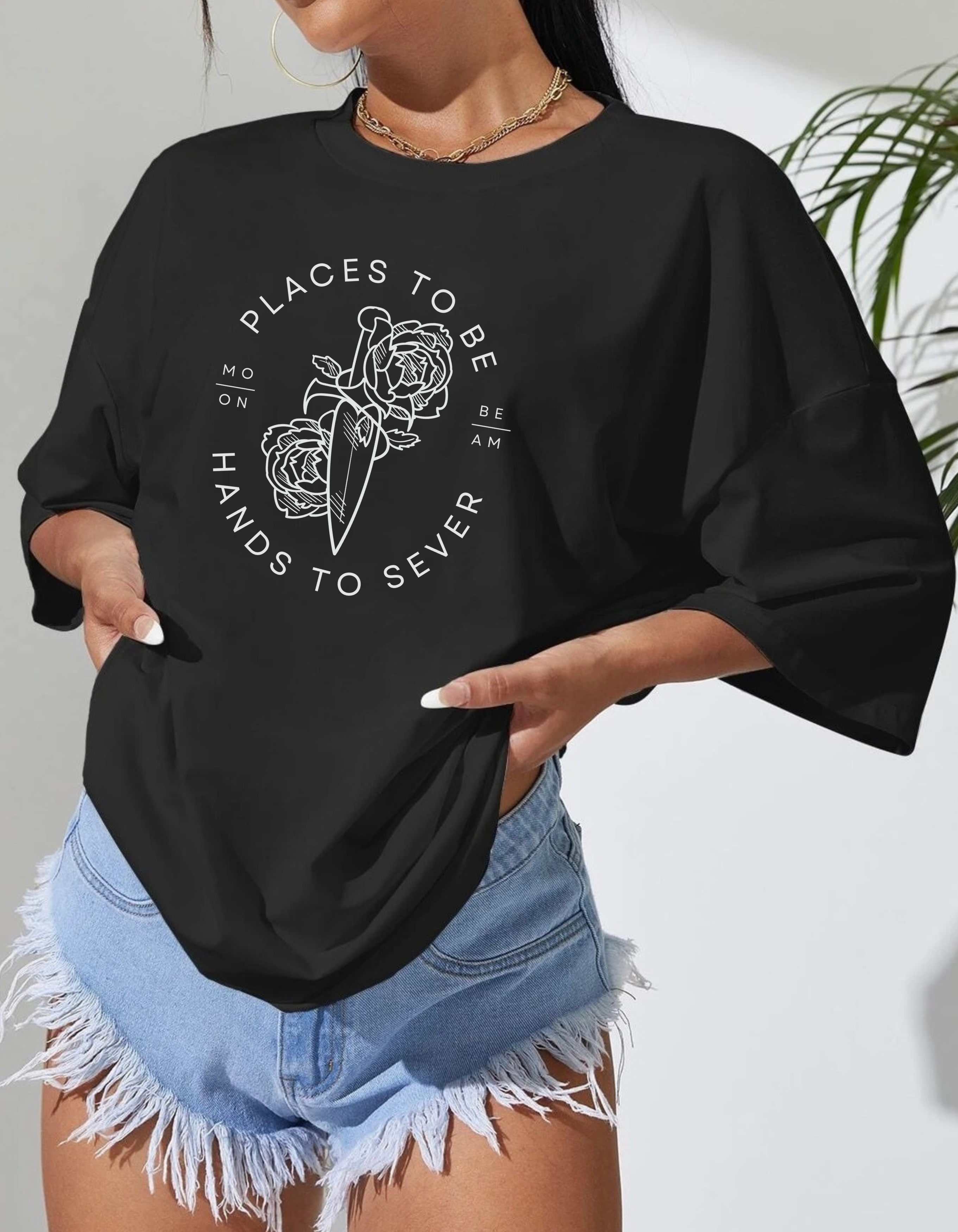 Raeve Quote Comfort Colors T-Shirt, When The Moon Hatched product thumbnail image Raeve Quote Comfort Colors T-Shirt, When The Moon Hatched product thumbnail image