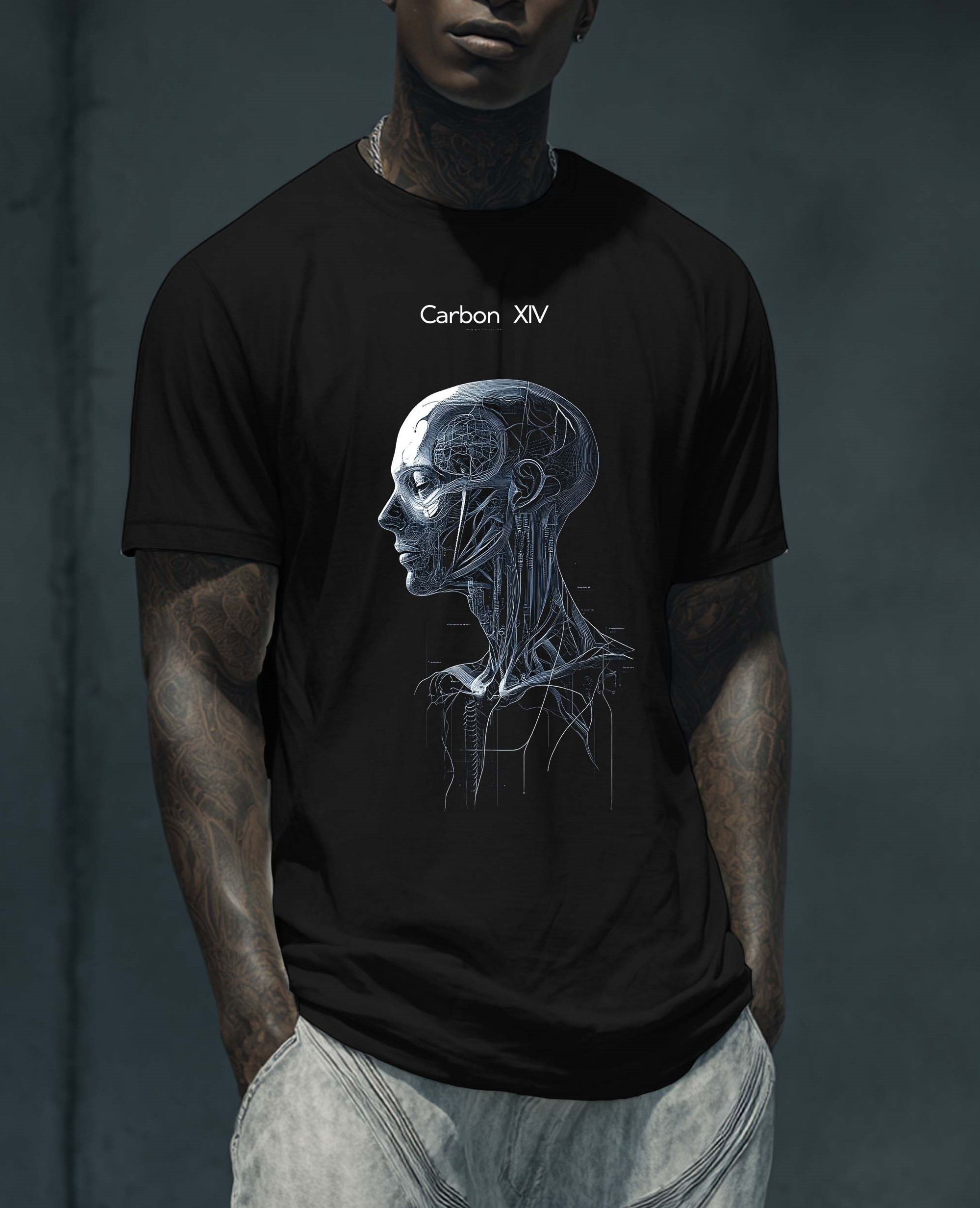 Anatomical Precision T-Shirt | Carbon XIV