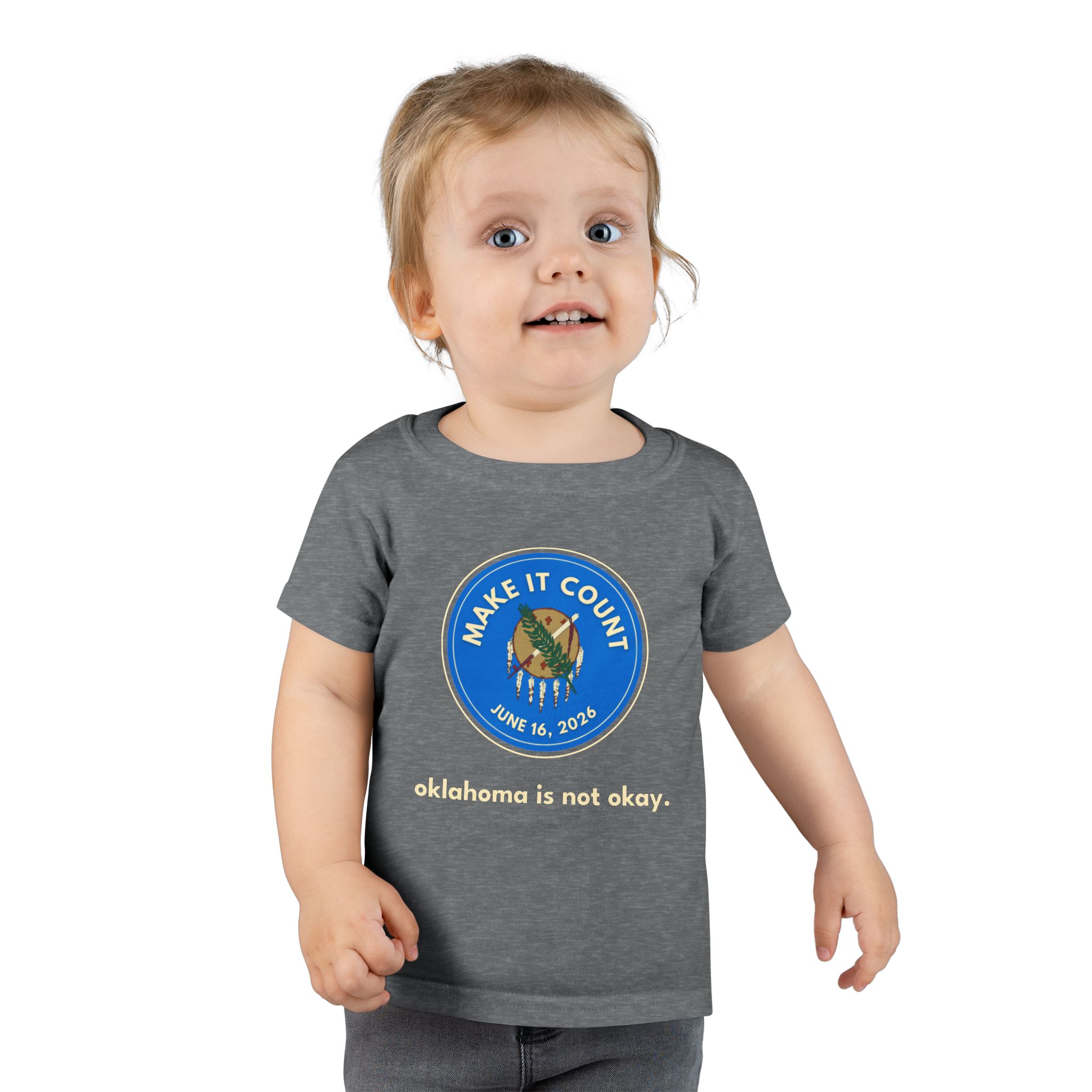 Toddler Tee - Make It Count Oklahoma - Get It Done 