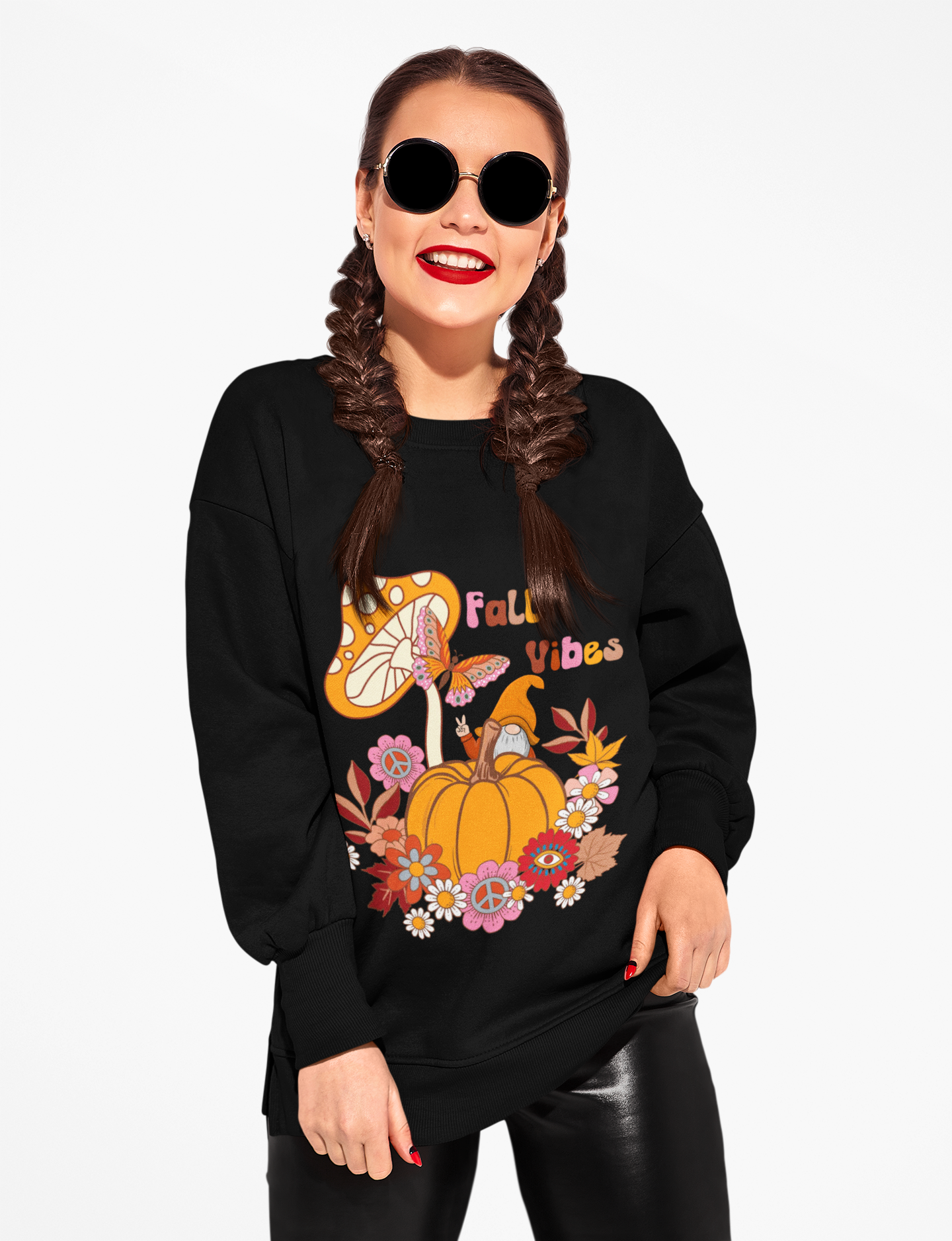 Retro Fall Vibes - Crewneck Sweatshirt, Fall Sweatshirt, Fall Shirt, Autum Vibes Shirt, Great Fall Gift,Unisex Sweatshirt,Graphic Fall Shirt product thumbnail image Retro Fall Vibes - Crewneck Sweatshirt, Fall Sweatshirt, Fall Shirt, Autum Vibes Shirt, Great Fall Gift,Unisex Sweatshirt,Graphic Fall Shirt product thumbnail image