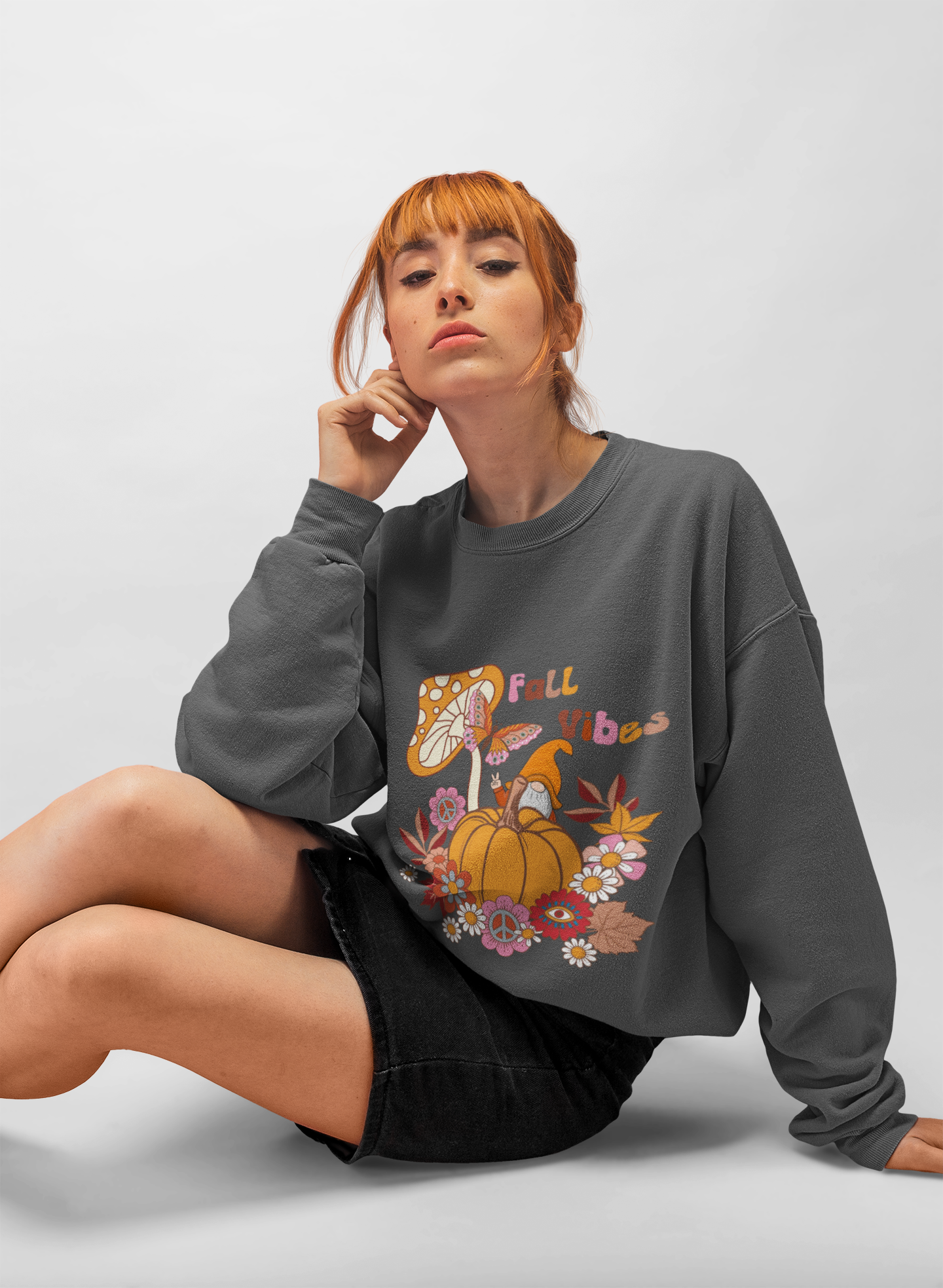 Retro Fall Vibes - Crewneck Sweatshirt, Fall Sweatshirt, Fall Shirt, Autum Vibes Shirt, Great Fall Gift,Unisex Sweatshirt,Graphic Fall Shirt product thumbnail image Retro Fall Vibes - Crewneck Sweatshirt, Fall Sweatshirt, Fall Shirt, Autum Vibes Shirt, Great Fall Gift,Unisex Sweatshirt,Graphic Fall Shirt product thumbnail image