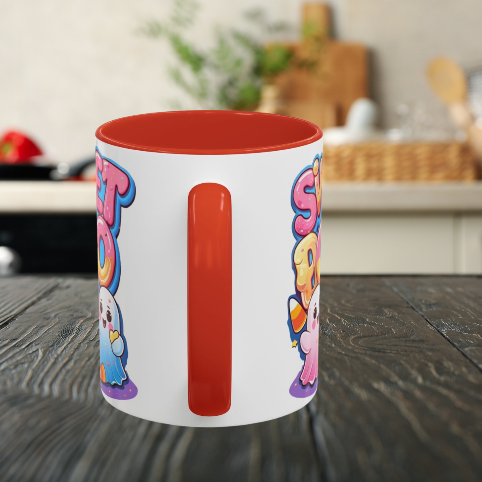 Sweet Boo Accent Coffee Mug Cute Halloween Ghost Mug with Candy | Fun Back-to-School Gift Spooky Season Coffee Cup Fall Drinkware product thumbnail image Sweet Boo Accent Coffee Mug Cute Halloween Ghost Mug with Candy | Fun Back-to-School Gift Spooky Season Coffee Cup Fall Drinkware product thumbnail image