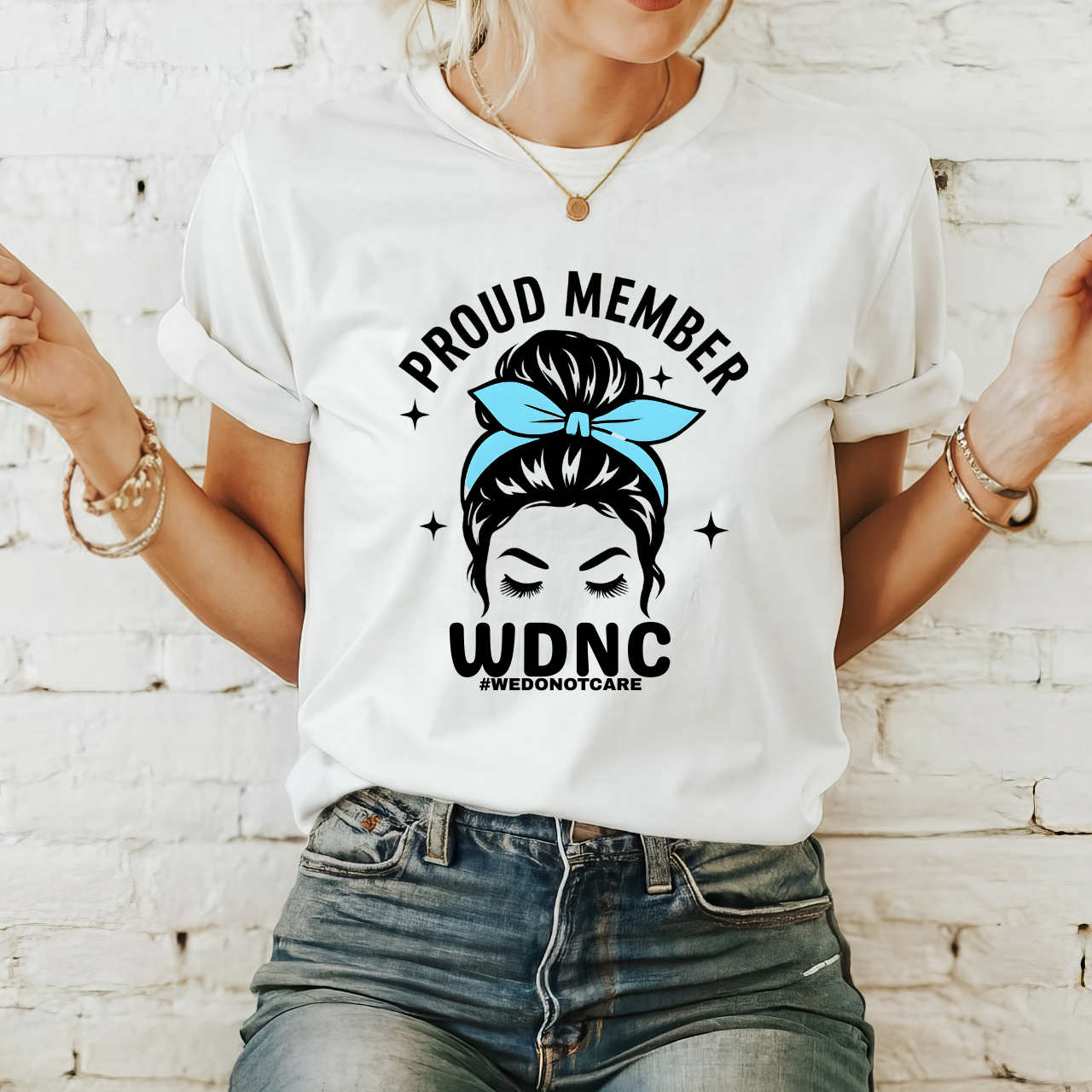 Proud Member Graphic Tee, Casual Wear, Gift for Friends, Birthday Present, Everyday Comfort, WDNC T-Shirt