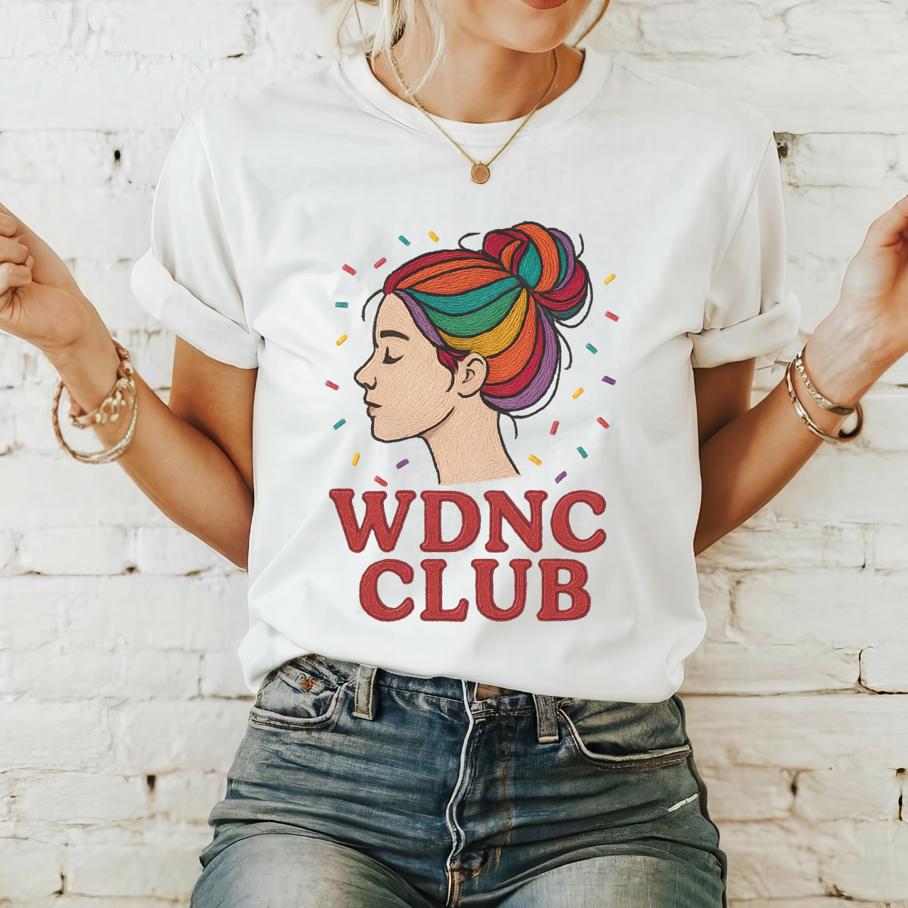 WDNC Club Unisex Garment-Dyed T-Shirt | Fun &amp; Trendy Graphic Tee for Enthusiasts | Perfect Gift for Friendship Celebrations
