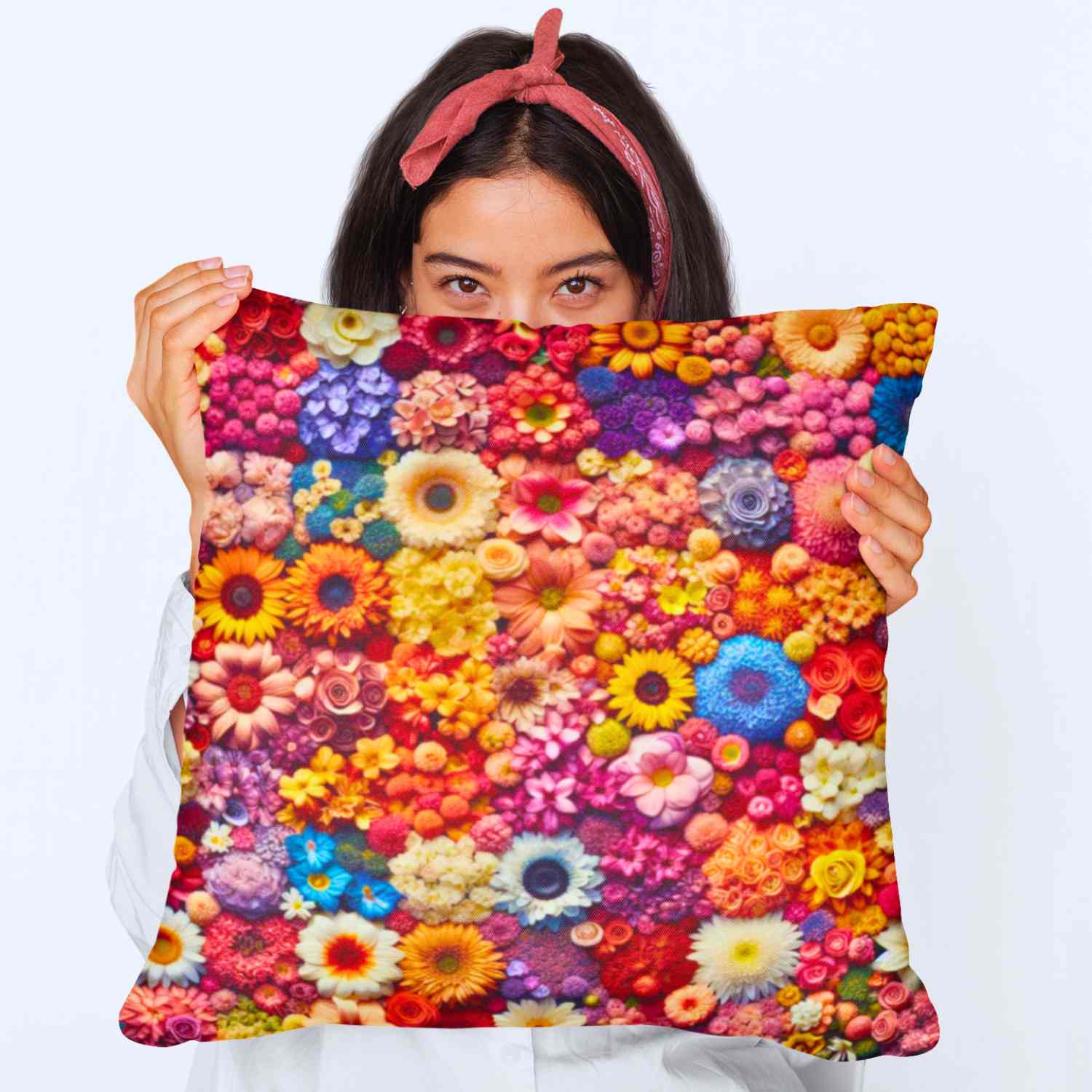 Garden Floral Pillow | Home Decor, Vintage Style, Cozy Living Room, Flower Power, Textile Art, Gift Idea, Birthday for Flower Lovers, Rustic Decor. Garden Floral Pillow | Home Decor, Vintage Style, Cozy Living Room, Flower Power, Textile Art, Gift Idea, Birthday for Flower Lovers, Rustic Decor.