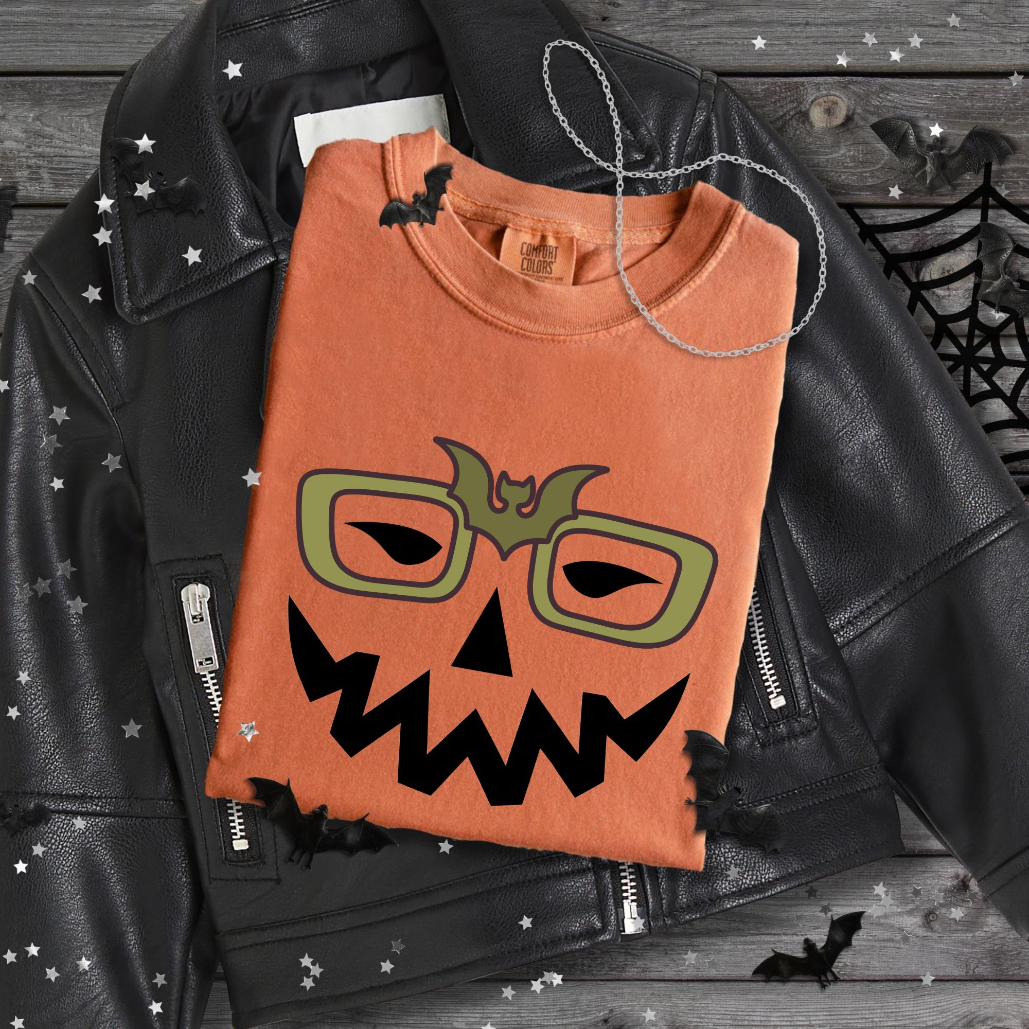 Pumpkin Face Halloween T-Shirt product thumbnail image