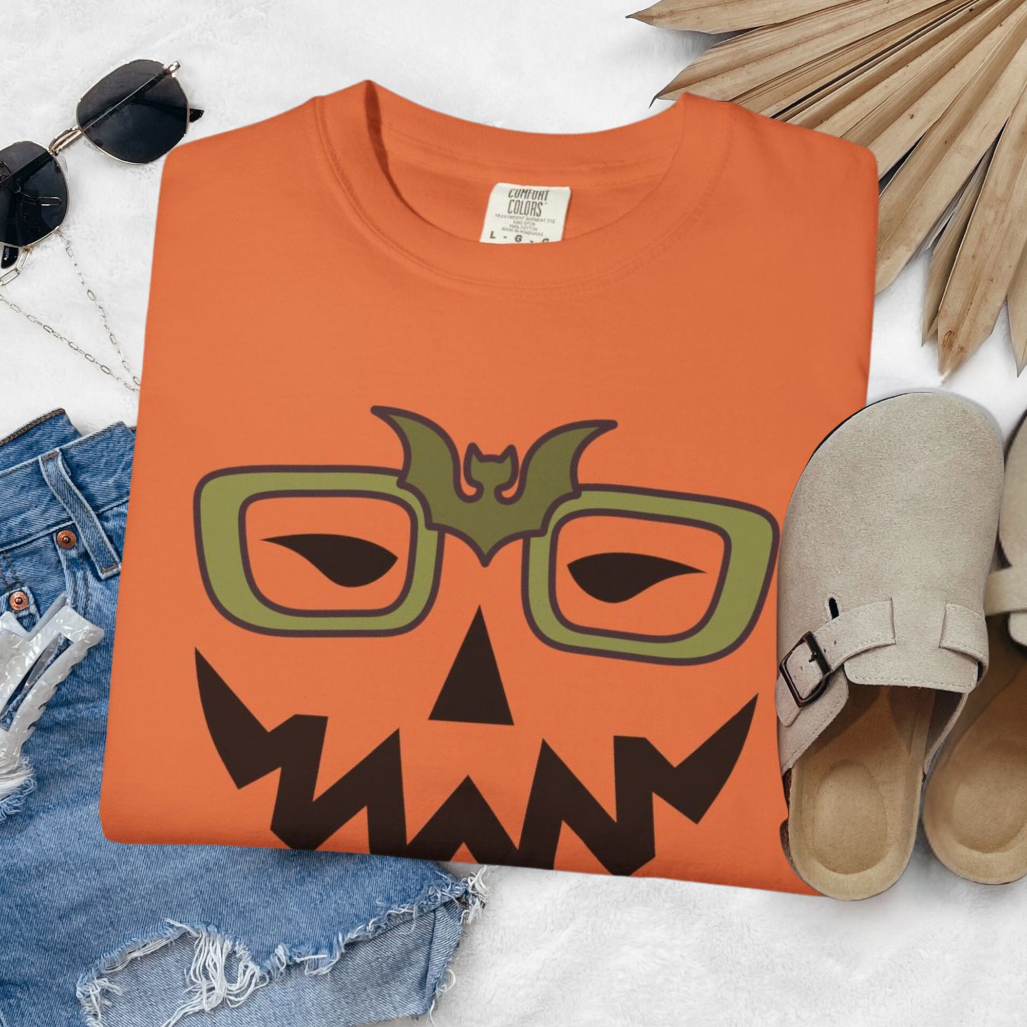 Pumpkin Face Halloween T-Shirt product thumbnail image