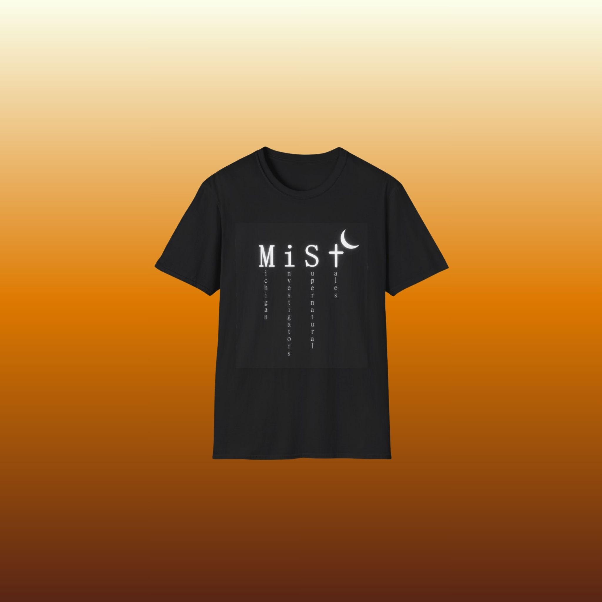 Michigan Investigators of Supernatural Tales  (M.I.S.T) Moonglow Unisex Softstyle T-Shirt product thumbnail image