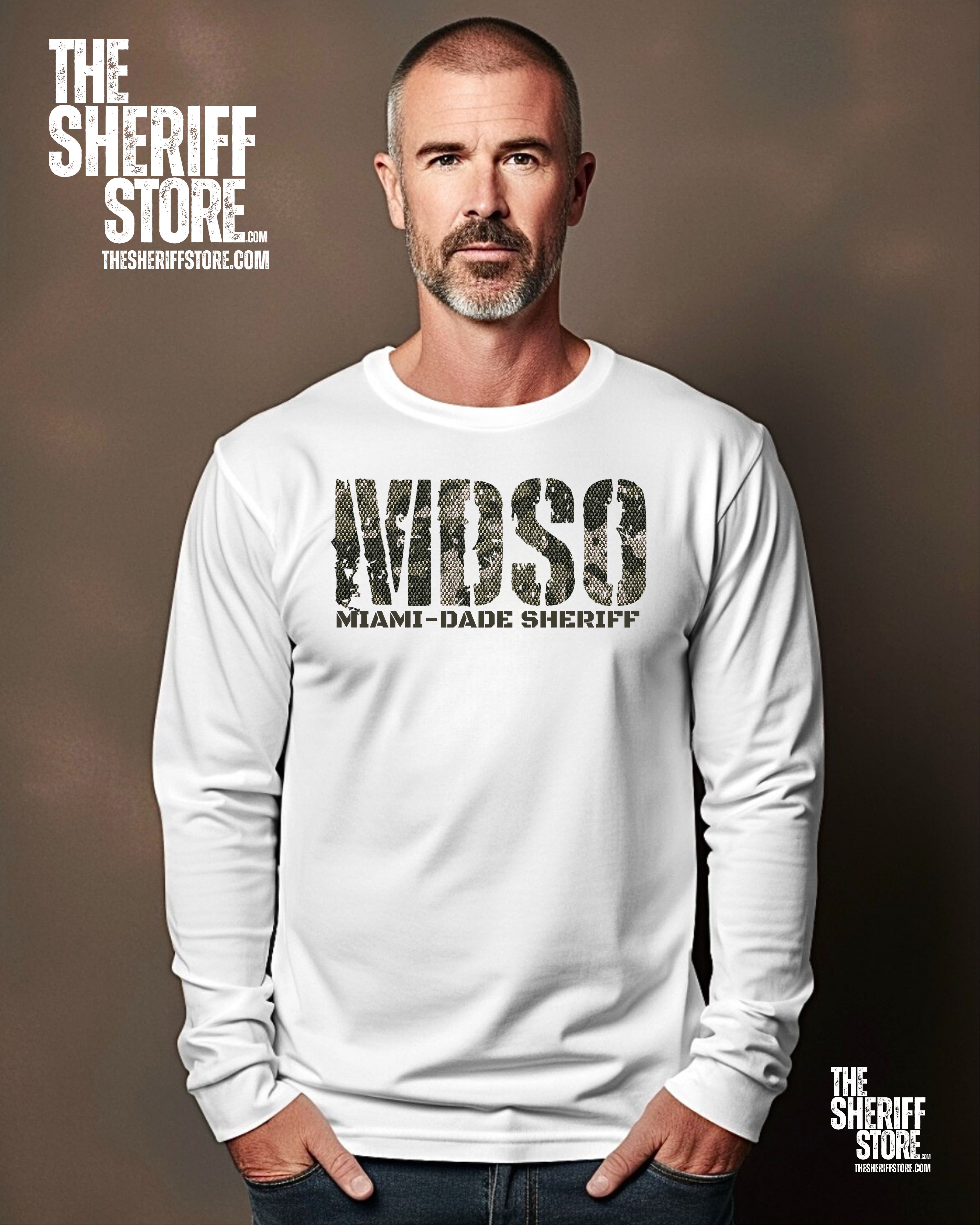 MIAMI DADE SHERIFF LONG SLEEVE TEE