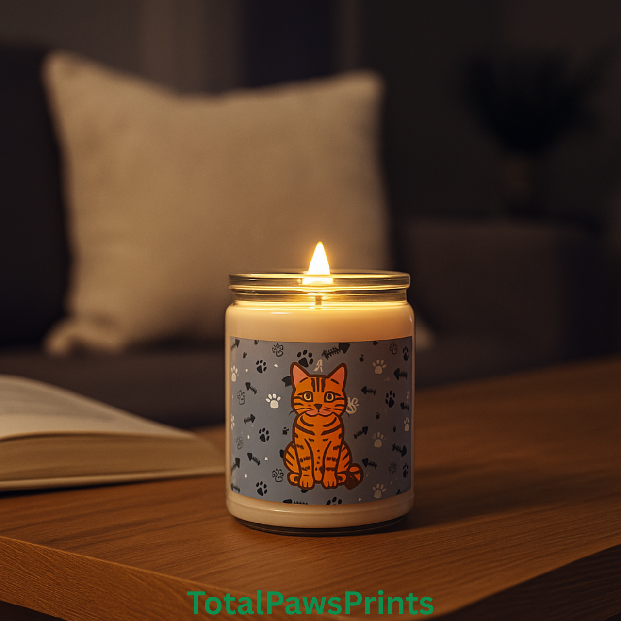 Bengal Paw Print Soy Candle 🐾 – Custom Pet Lover Gift, Cozy Aromatherapy Décor product thumbnail image Bengal Paw Print Soy Candle 🐾 – Custom Pet Lover Gift, Cozy Aromatherapy Décor product thumbnail image
