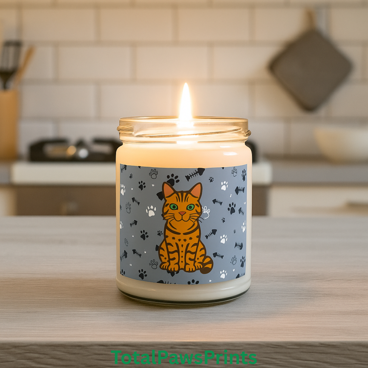 Bengal Paw Print Soy Candle 🐾 – Custom Pet Lover Gift, Cozy Aromatherapy Décor product thumbnail image Bengal Paw Print Soy Candle 🐾 – Custom Pet Lover Gift, Cozy Aromatherapy Décor product thumbnail image