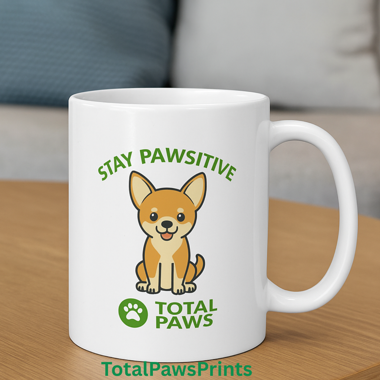 🐾 Stay Pawsitive – Chihuahua Edition Mug (11oz / 15oz) product thumbnail image