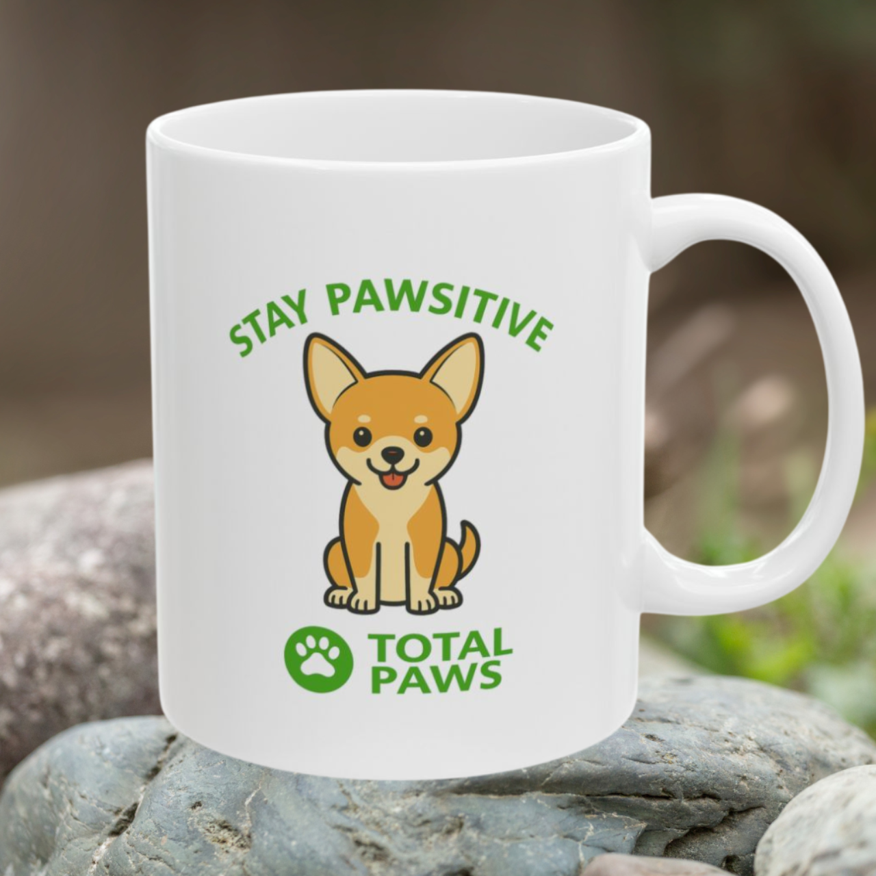 🐾 Stay Pawsitive – Chihuahua Edition Mug (11oz / 15oz) product thumbnail image