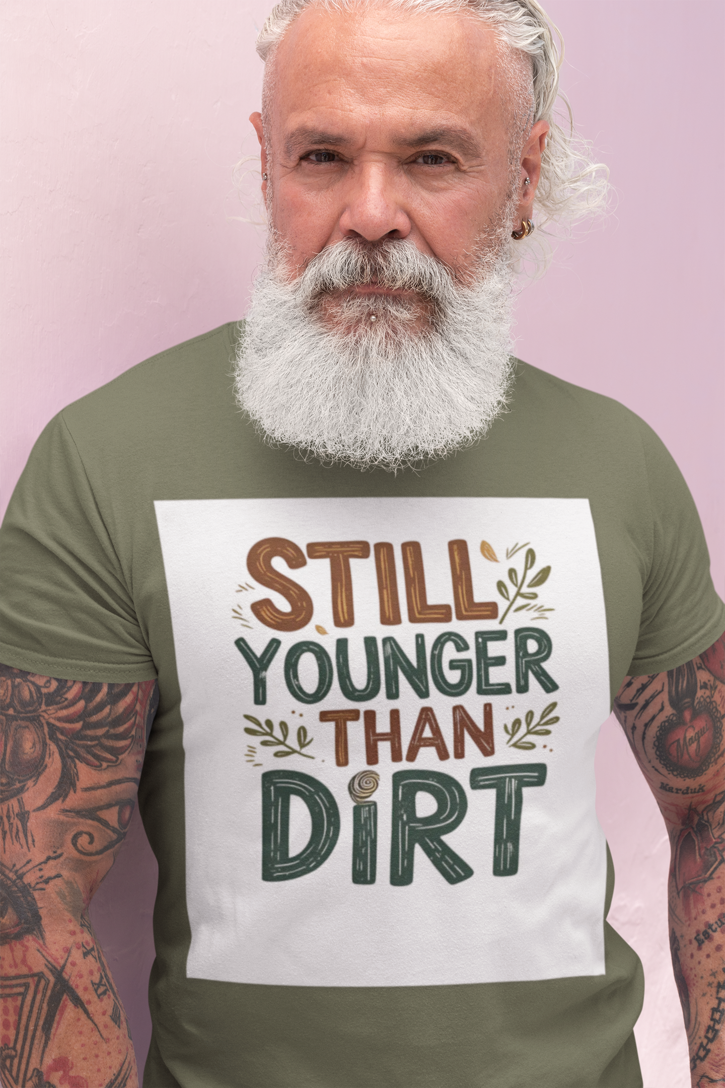 Still Younger Than Dirt Unisex Softstyle T-Shirt, Fun Birthday Gift, Casual Wear, Humor Tee, Vintage Style, Gardening Enthusiast product thumbnail image Still Younger Than Dirt Unisex Softstyle T-Shirt, Fun Birthday Gift, Casual Wear, Humor Tee, Vintage Style, Gardening Enthusiast product thumbnail image