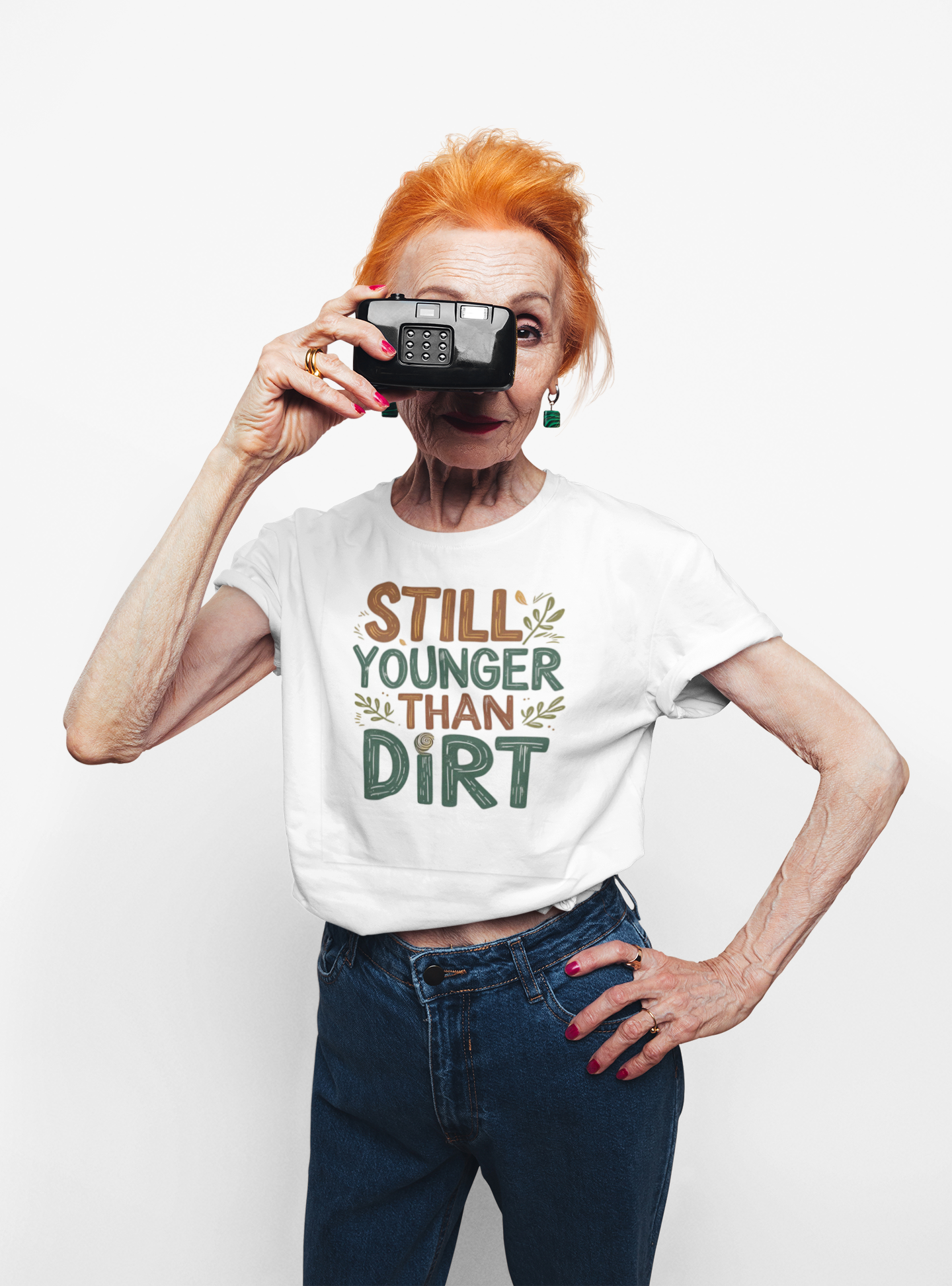 Still Younger Than Dirt Unisex Softstyle T-Shirt, Fun Birthday Gift, Casual Wear, Humor Tee, Vintage Style, Gardening Enthusiast product thumbnail image Still Younger Than Dirt Unisex Softstyle T-Shirt, Fun Birthday Gift, Casual Wear, Humor Tee, Vintage Style, Gardening Enthusiast product thumbnail image