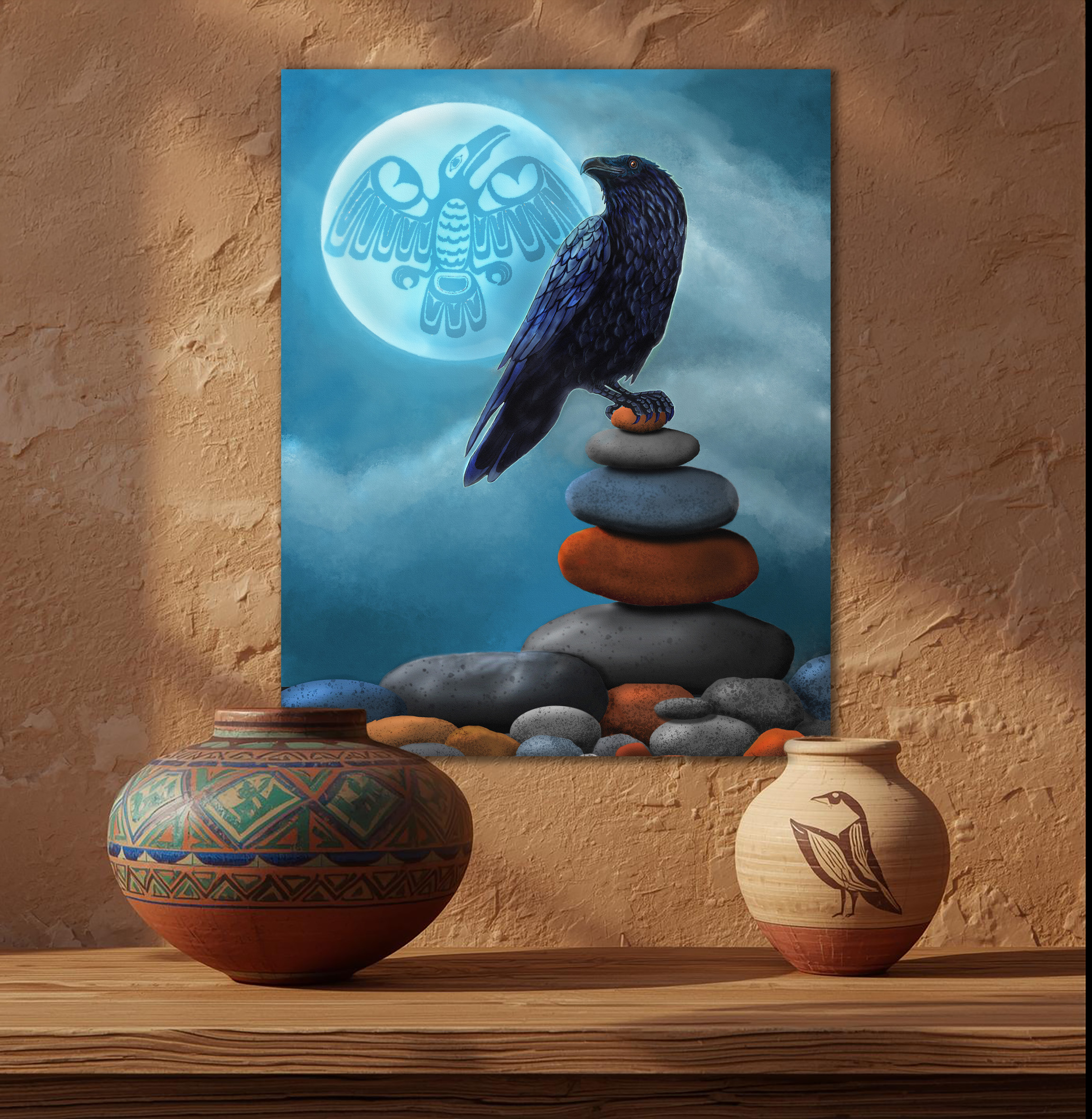 20 X 30 Raven Moon poster