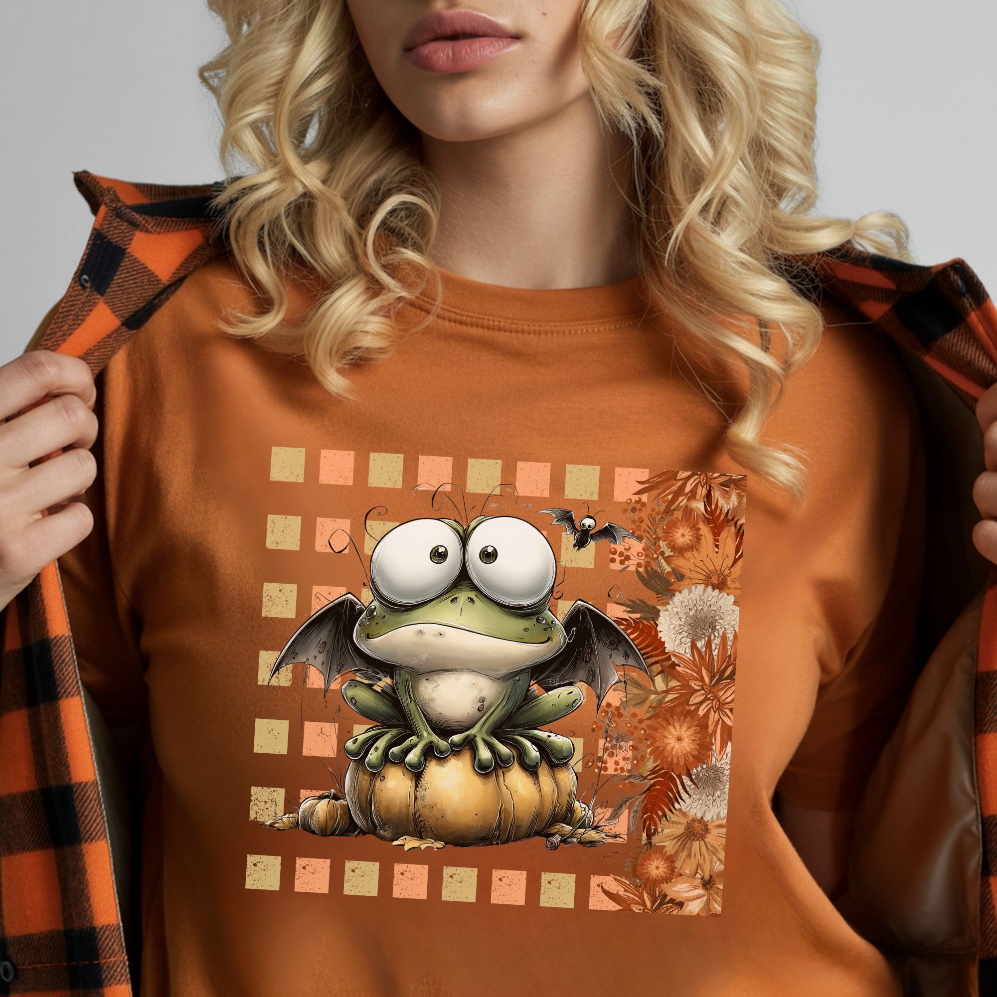 Bat Frog Halloween T-Shirt product thumbnail image