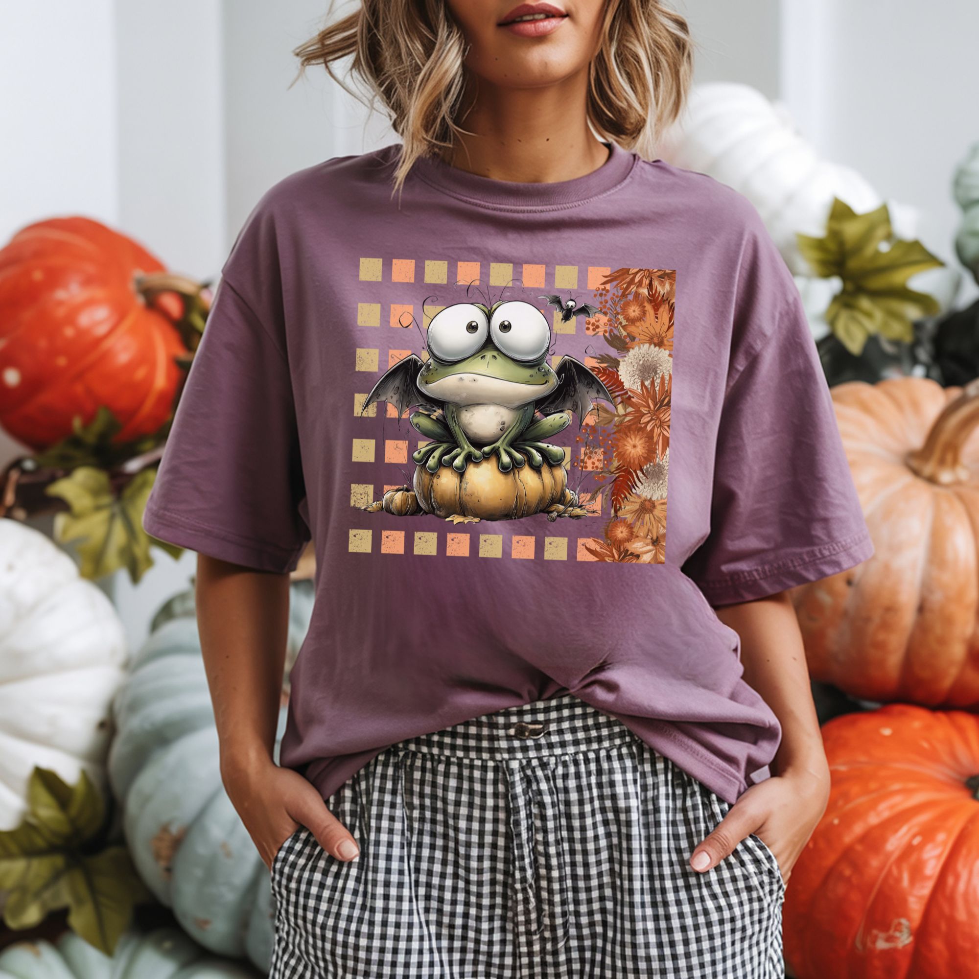 Bat Frog Halloween T-Shirt product thumbnail image