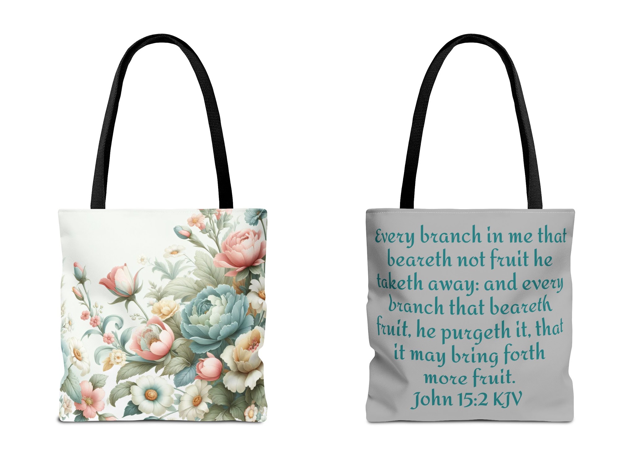Floral Design Tote Bag (AOP) product thumbnail image