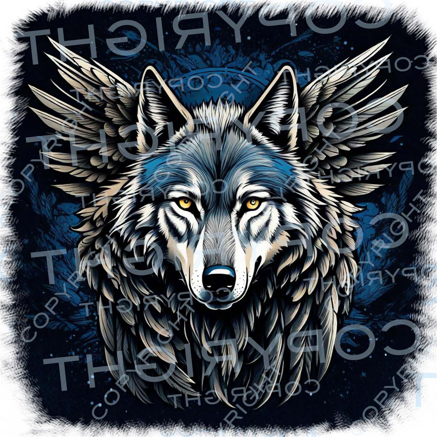 Winged Wolf - Unisex T-Shirt  product thumbnail image