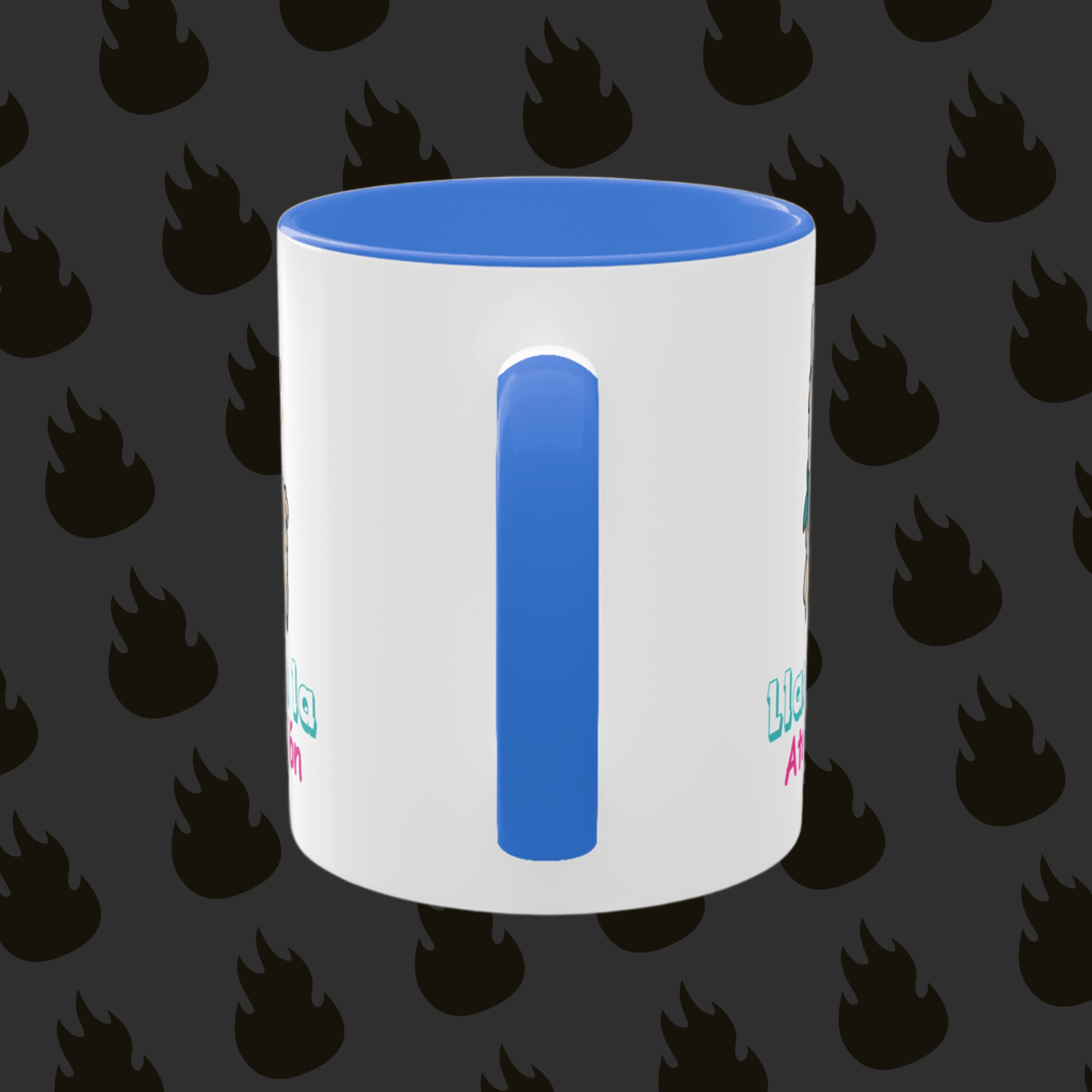 Taza “Llama la atención” – Diseño divertido de llama con gafas, colorida y duradera (11oz) product thumbnail image