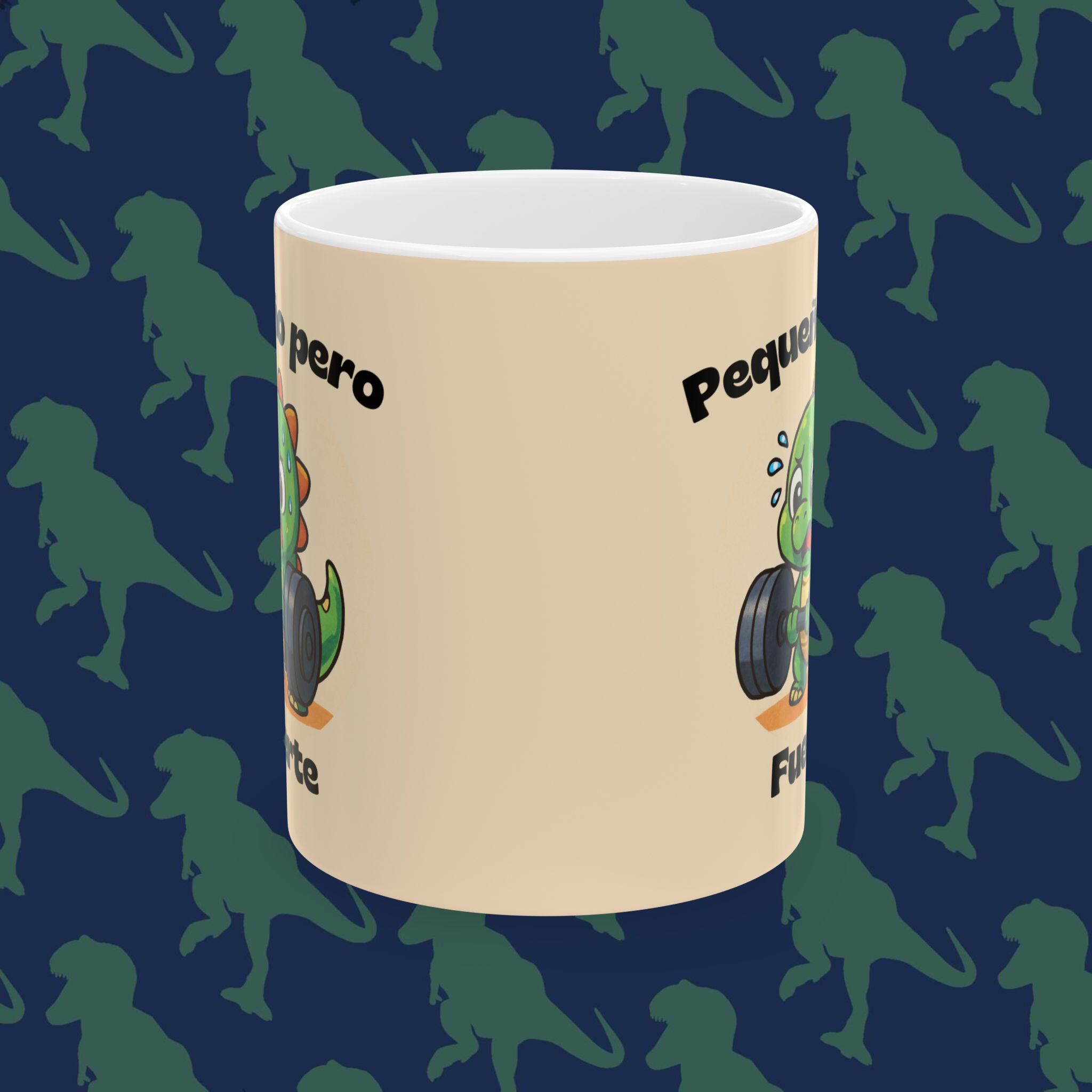 Taza de cerámica “Pequeño pero Fuerte” – Dinosaurio motivacional – 11oz product thumbnail image Taza de cerámica “Pequeño pero Fuerte” – Dinosaurio motivacional – 11oz product thumbnail image