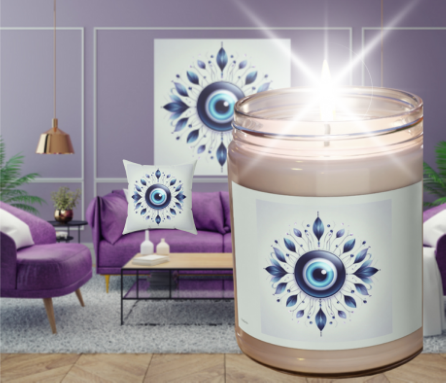 Scented Soy Candle Eco-Friendly Aromatherapy Boho Home Decor Relaxation Gift Mindful Candle by CarmaQuanTarot product thumbnail image Scented Soy Candle Eco-Friendly Aromatherapy Boho Home Decor Relaxation Gift Mindful Candle by CarmaQuanTarot product thumbnail image