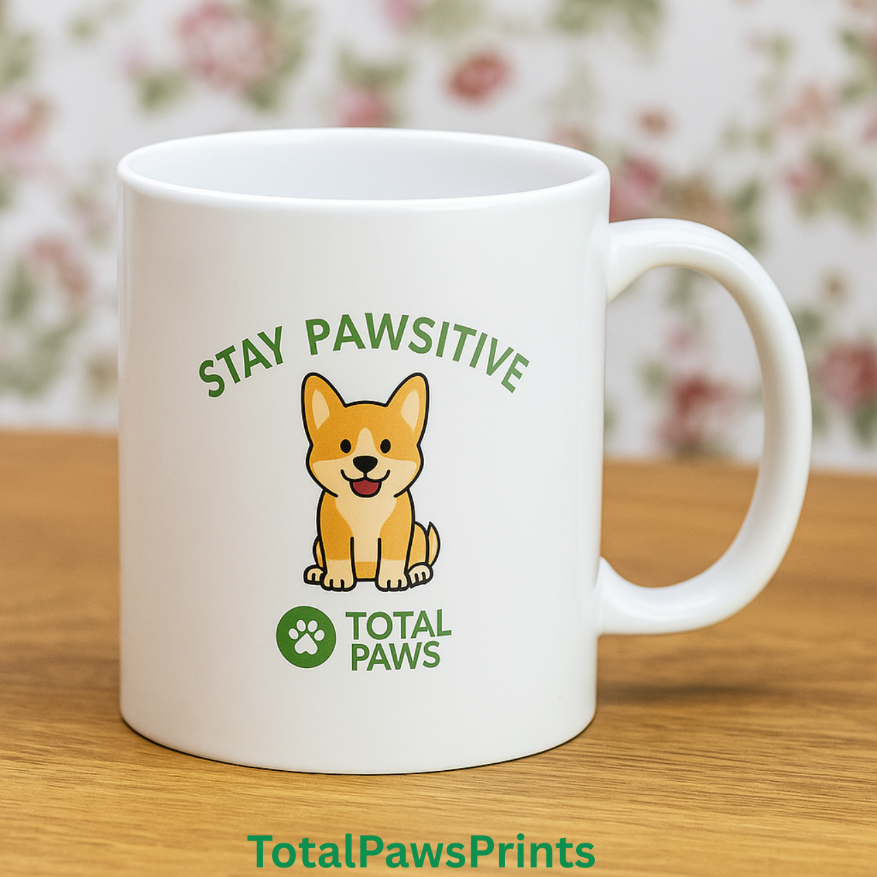 🐾Stay Pawsitive – Corgi Edition Mug (11 oz / 15 oz) product thumbnail image 🐾Stay Pawsitive – Corgi Edition Mug (11 oz / 15 oz) product thumbnail image