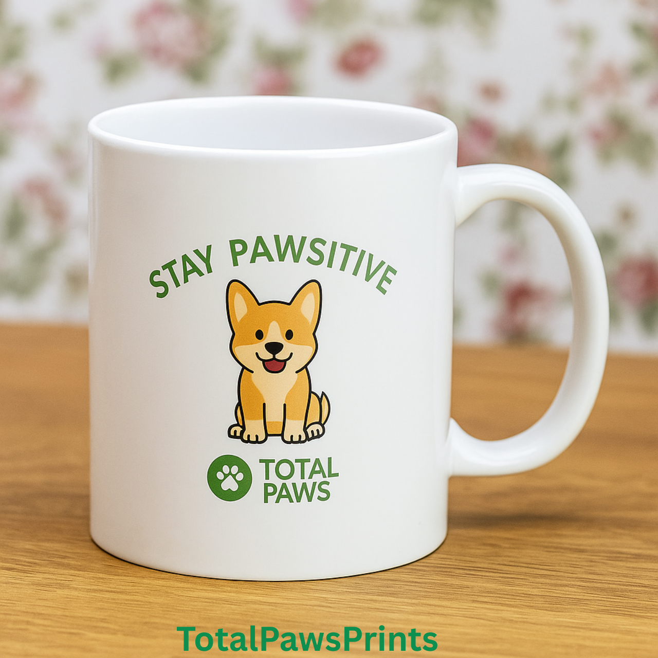 🐾Stay Pawsitive – Corgi Edition Mug (11 oz / 15 oz) product thumbnail image 🐾Stay Pawsitive – Corgi Edition Mug (11 oz / 15 oz) product thumbnail image