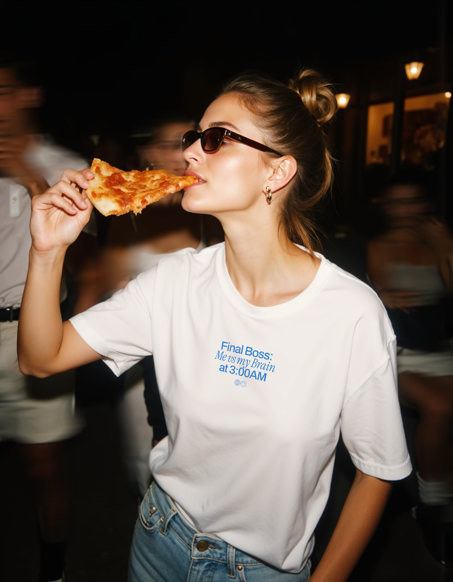 Let me Overthink it | Unisex T-shirt | Front &amp; back print product thumbnail image