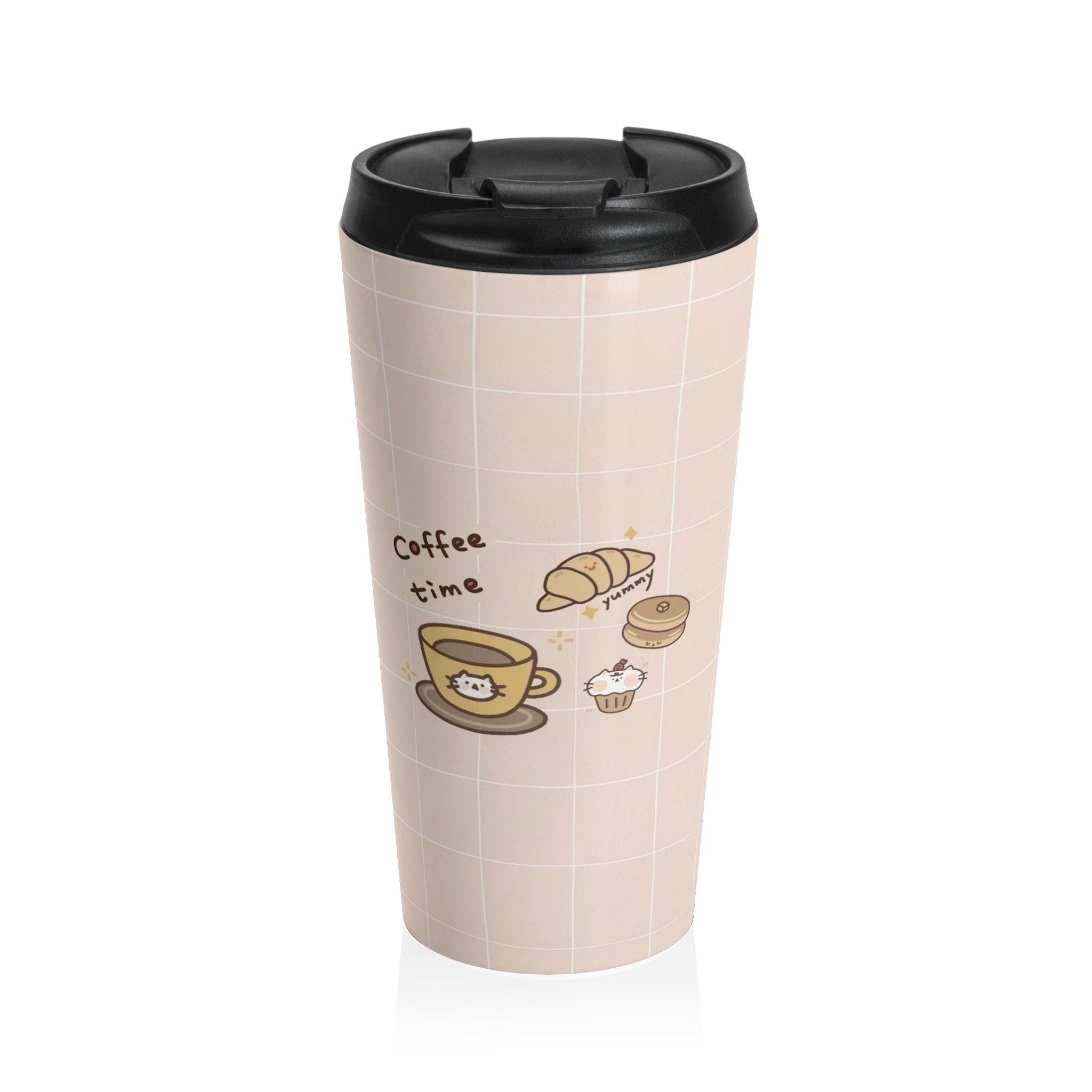 Personalized Stainless Steel Mug, Travel Mug, Perfect for Daily Inspiration, Gifts for Friends, Office Mugs, Birthdays Anniversary Wedding Gifts for Her/Him product thumbnail image