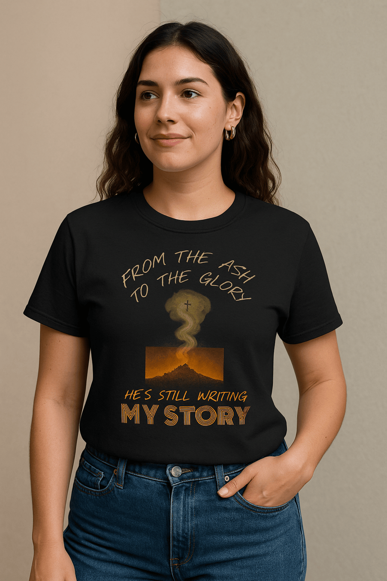 Ash &amp; Glory T-Shirt  | The Soulful Gentlemen | From the Ash to the Glory, He’s Still Writing My Story product thumbnail image