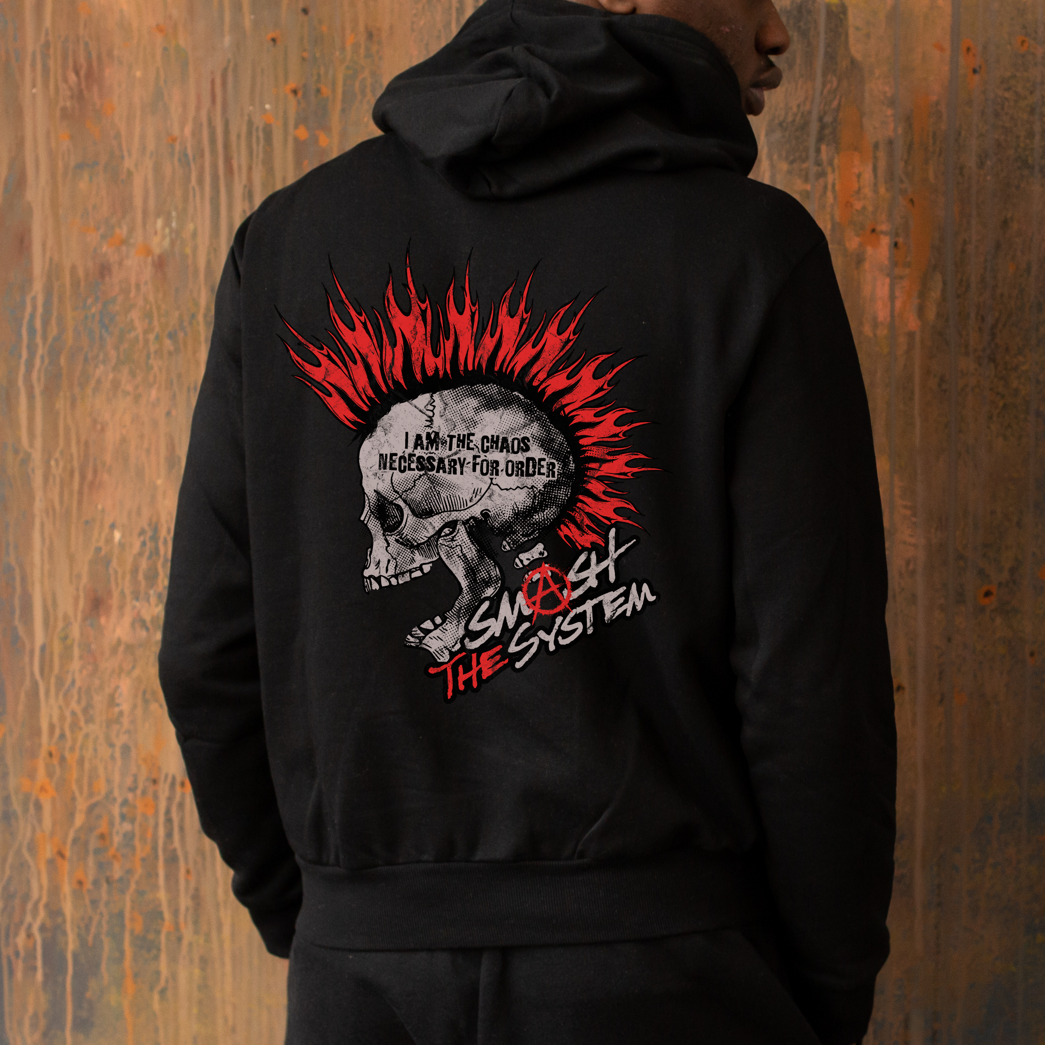Smash the System Fleece Hoodie product thumbnail image Smash the System Fleece Hoodie product thumbnail image