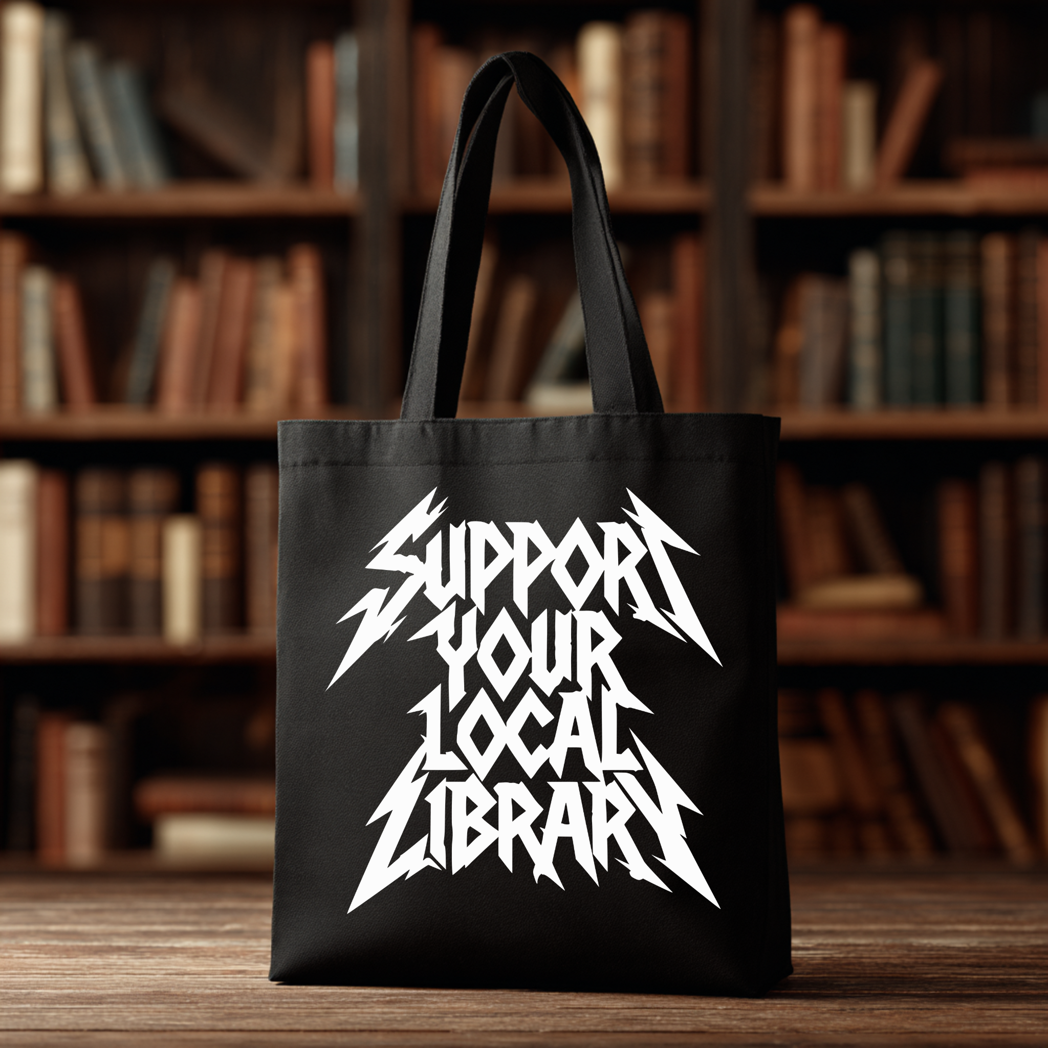 Support Your Local Library Tote Bag product thumbnail image