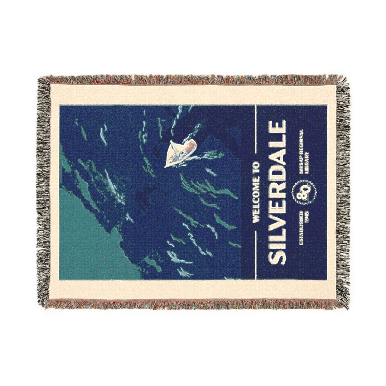 Silverdale Branch Anniversary Woven Blanket Silverdale Branch Anniversary Woven Blanket