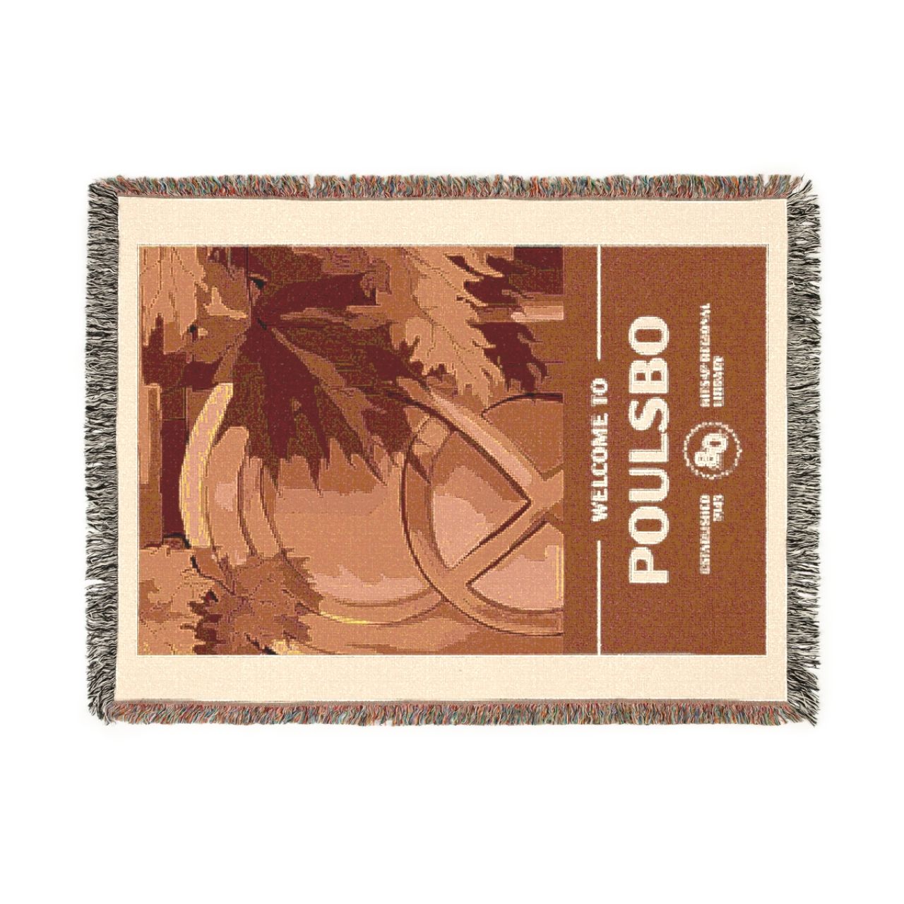 Poulsbo Branch Anniversary Woven Blanket Poulsbo Branch Anniversary Woven Blanket