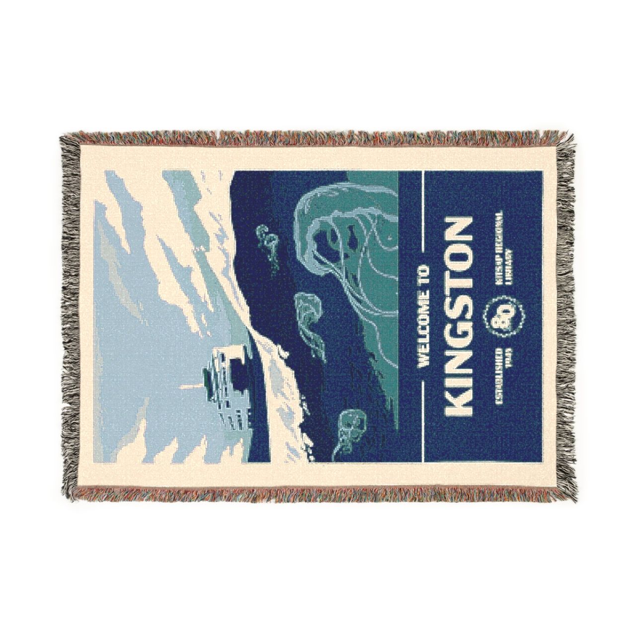 Kingston Branch Anniversary Woven Blanket Kingston Branch Anniversary Woven Blanket