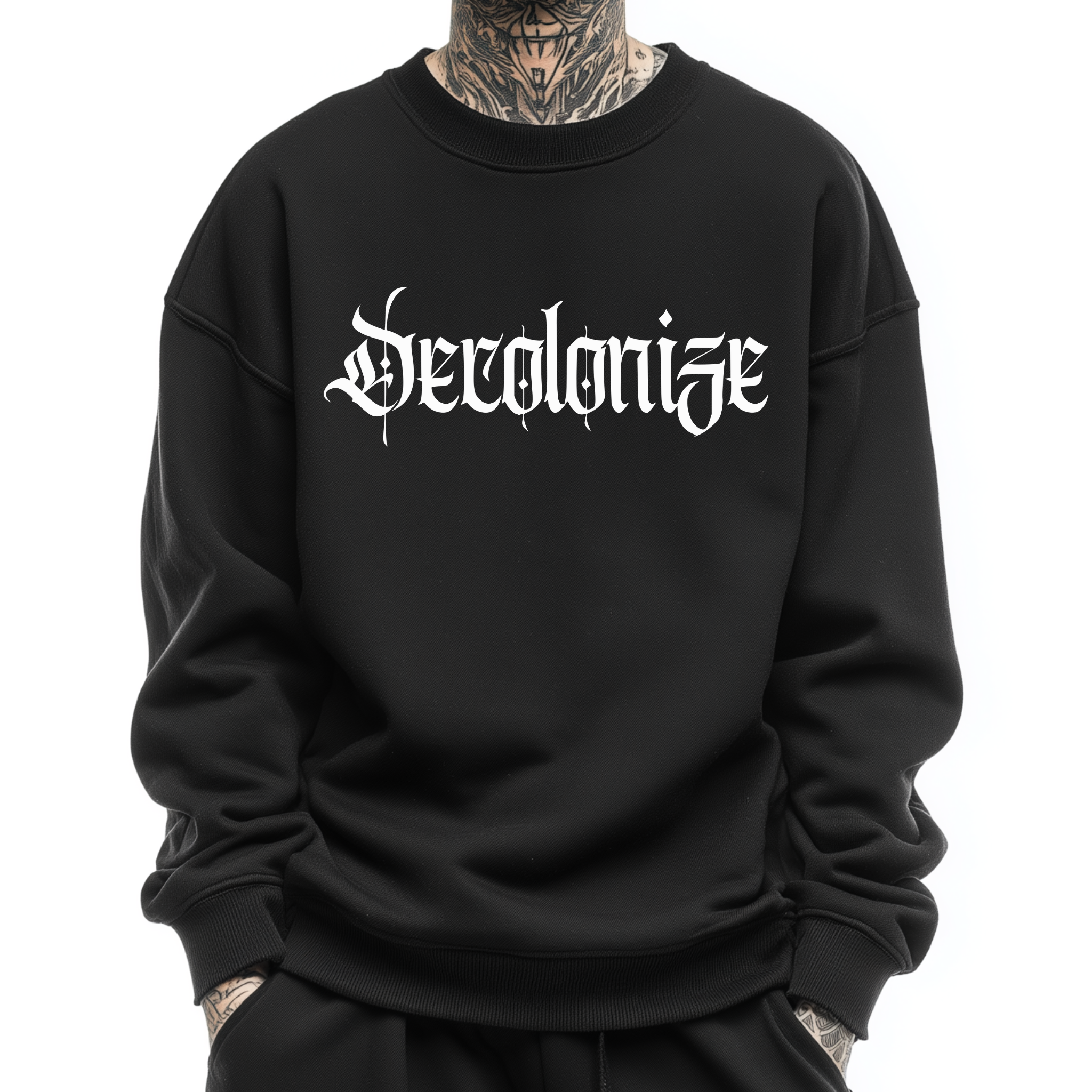 Decolonize Crewneck Sweatshirt product thumbnail image Decolonize Crewneck Sweatshirt product thumbnail image