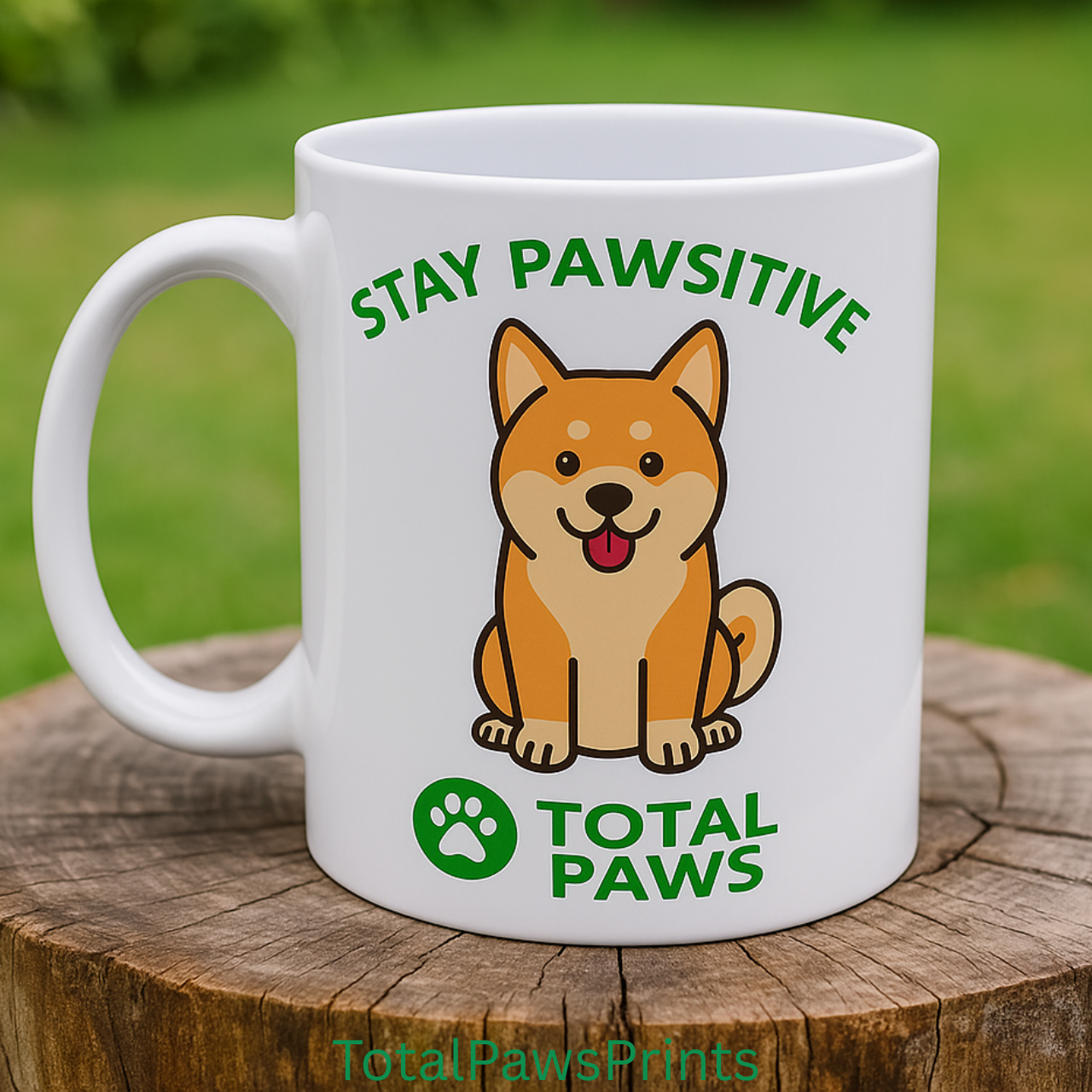  🐾Stay Pawsitive – Akita Edition Mug (11 oz / 15 oz) 
