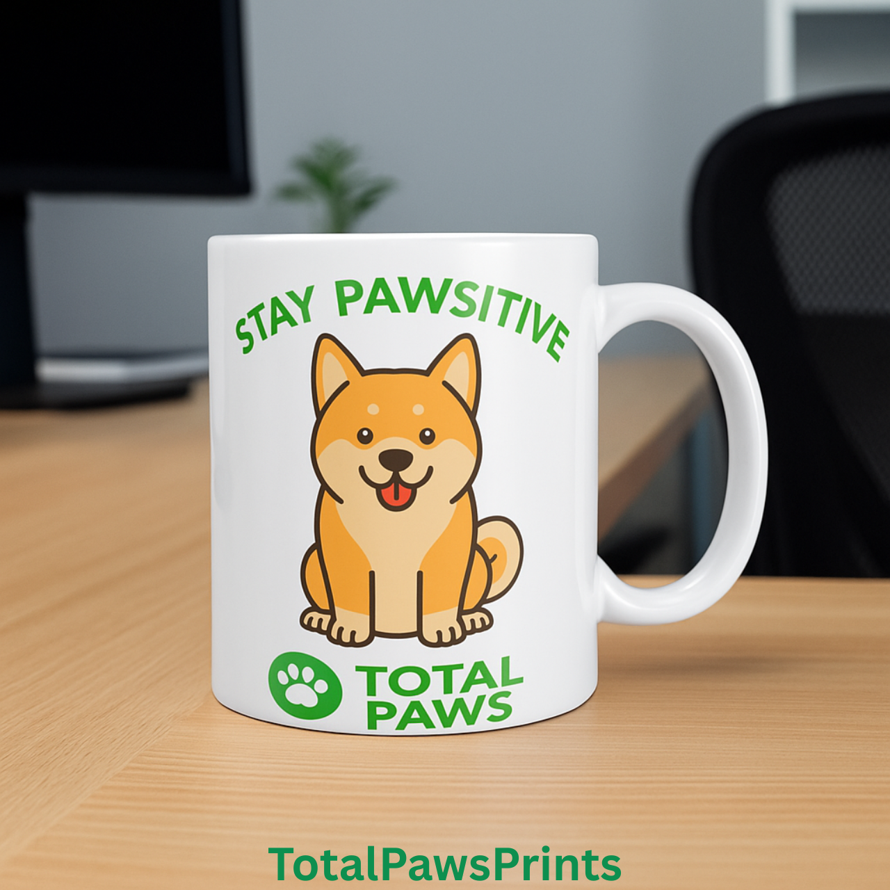 🐾Stay Pawsitive – Akita Edition Mug (11 oz / 15 oz) product thumbnail image 🐾Stay Pawsitive – Akita Edition Mug (11 oz / 15 oz) product thumbnail image