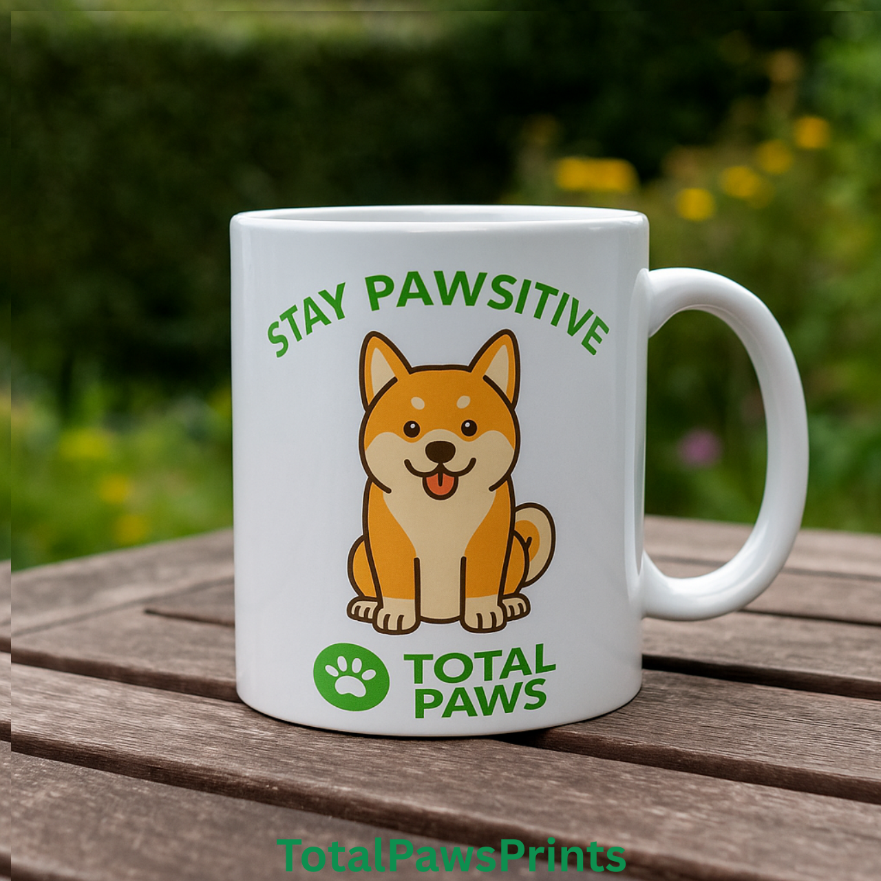 🐾Stay Pawsitive – Akita Edition Mug (11 oz / 15 oz) product thumbnail image 🐾Stay Pawsitive – Akita Edition Mug (11 oz / 15 oz) product thumbnail image