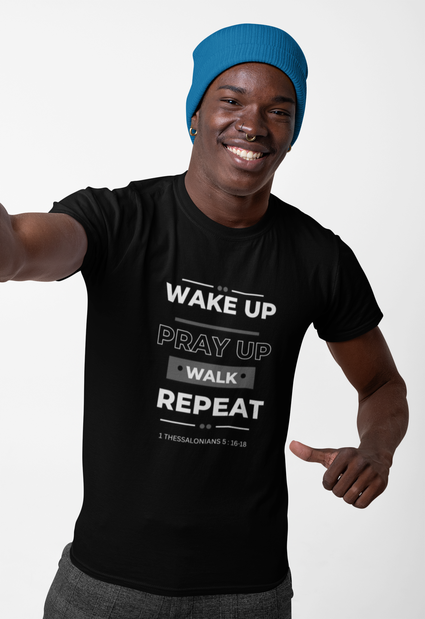 Wake, Pray and Walk Faith Unisex Softstyle T-Shirt