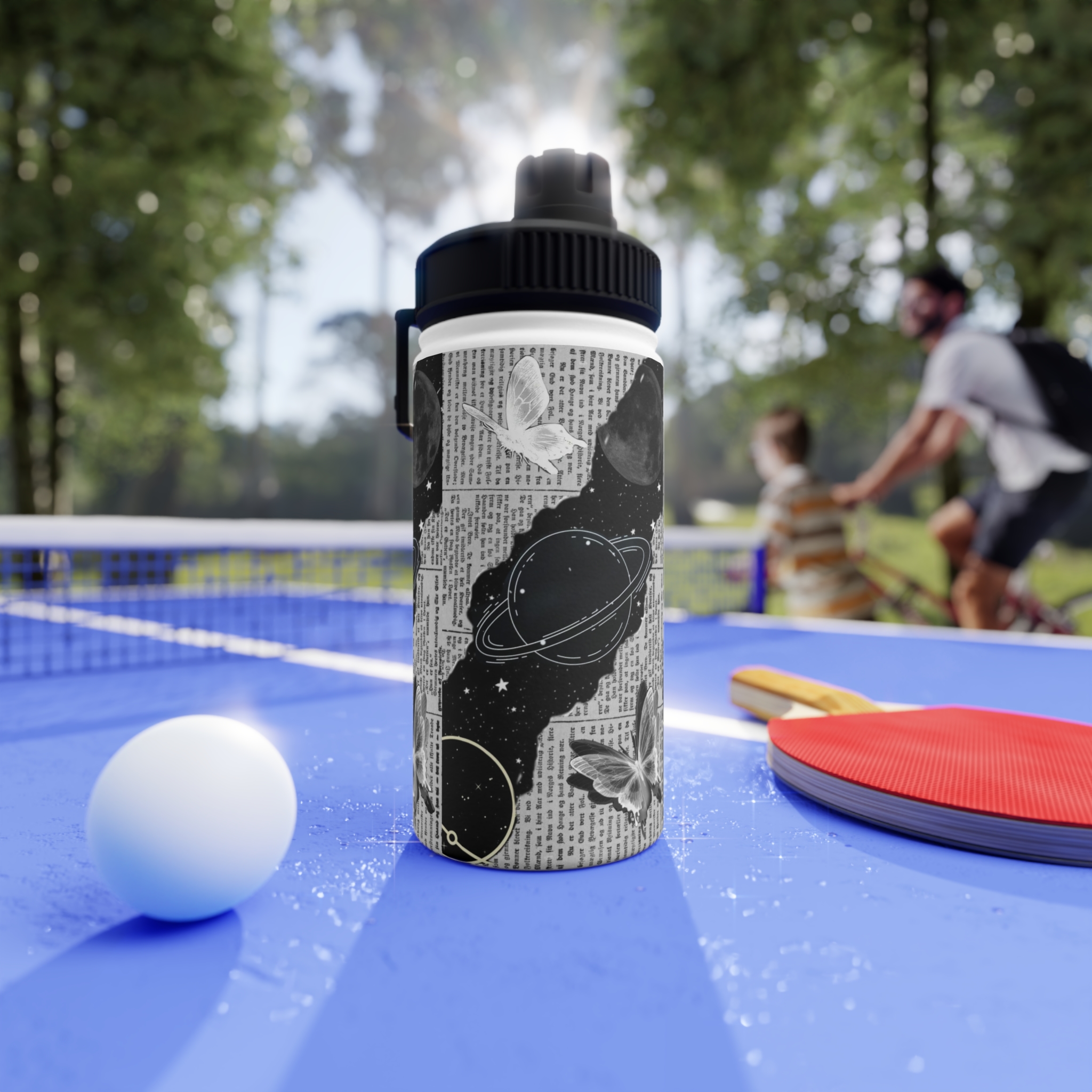 Personalized Water Bottle, Custom Insulated Travel Mug, Double Wall Vacuum Bottle, Gym Flask, Birthday Anniversary Wedding Gifts for Him &amp; Her